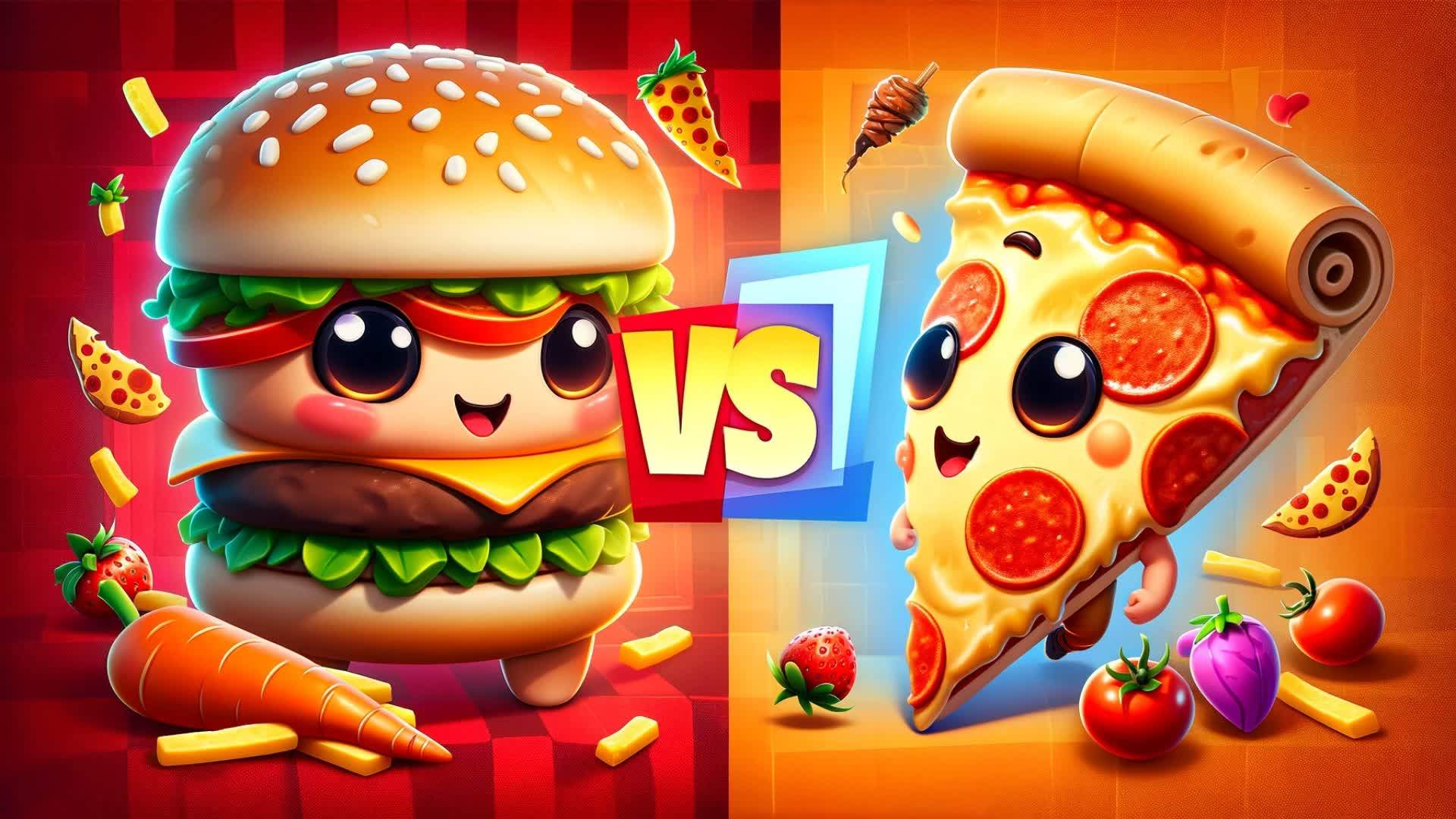 🍔🧀 BURGER VS PIZZA 🔥🍕