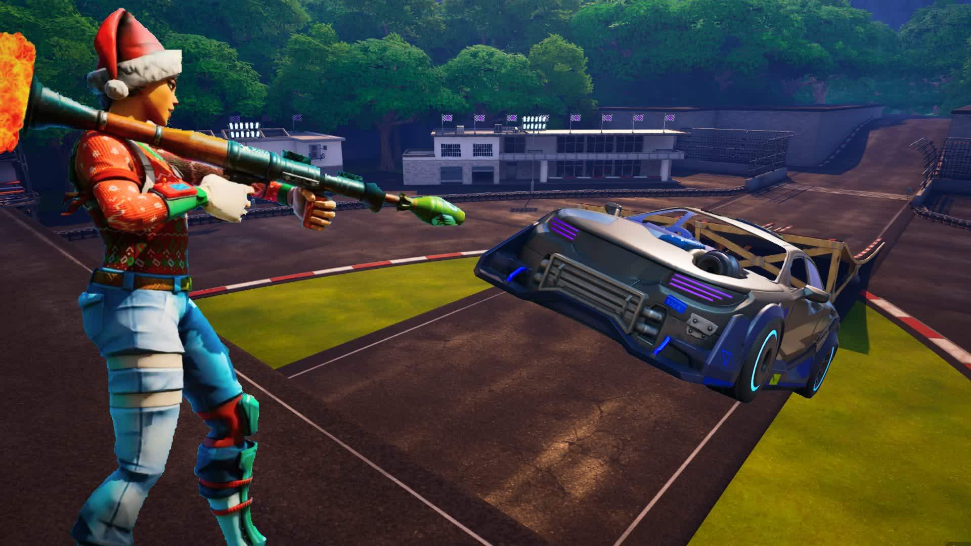 RACETRACK ROCKETS VS CARS