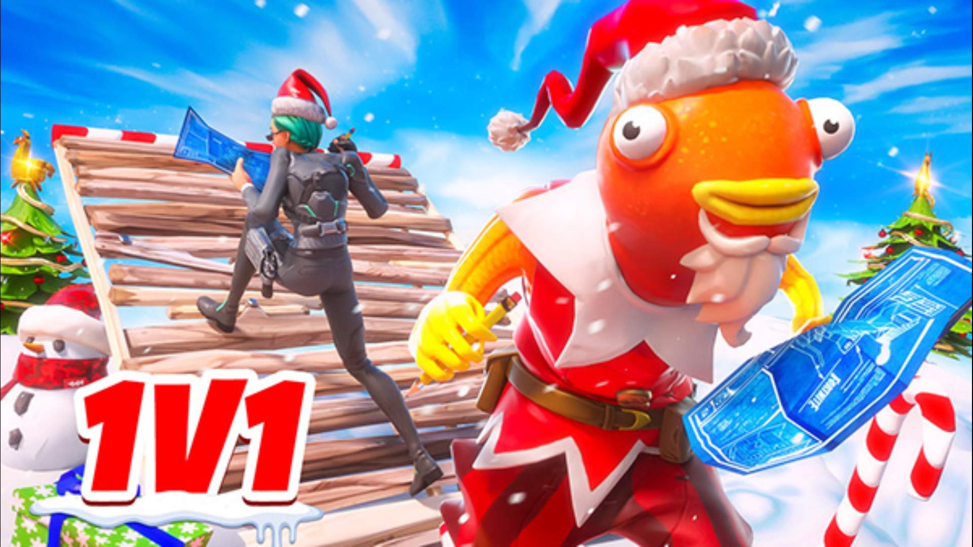 😱1vs1 Build Fights 😱