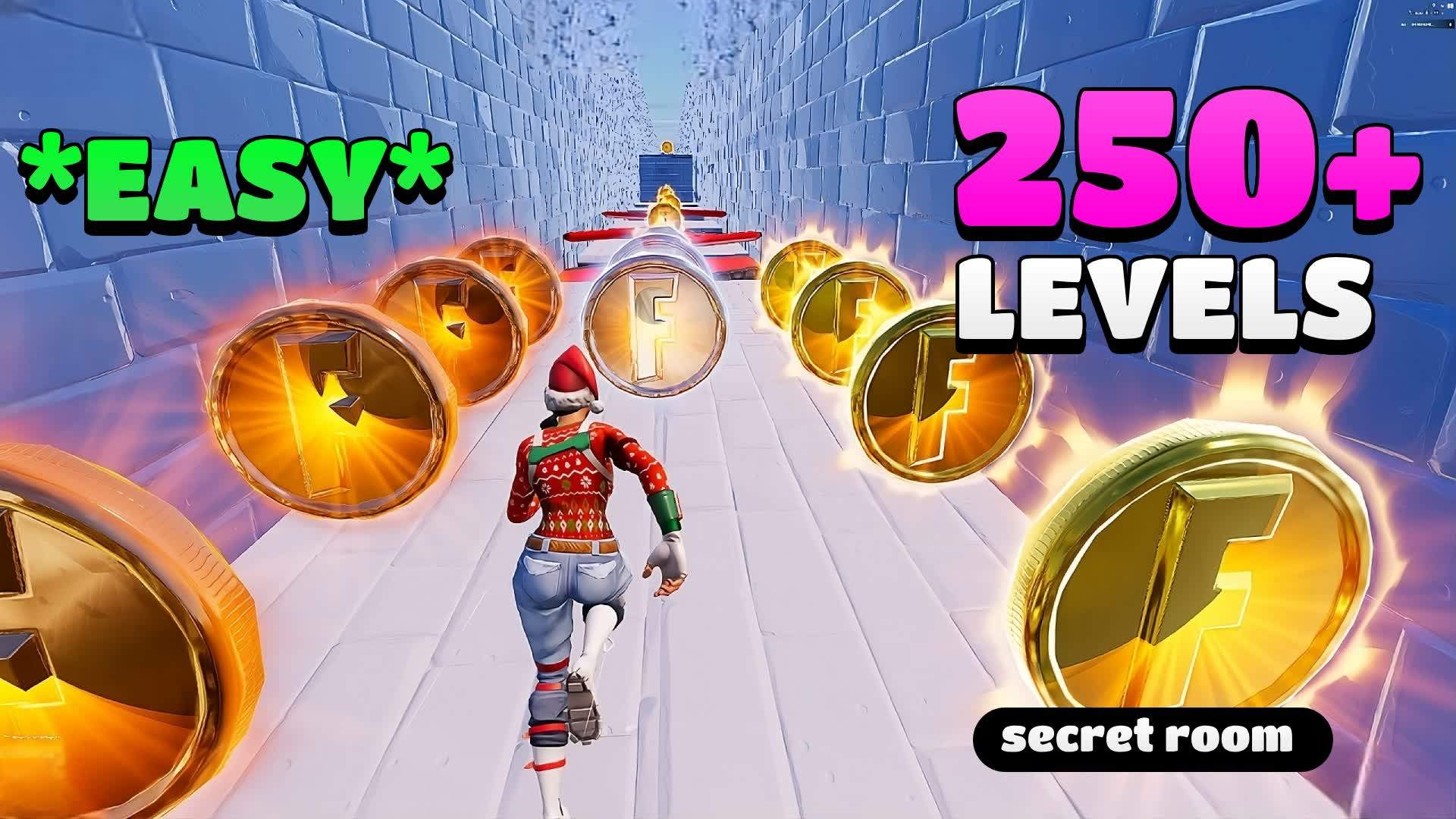 ❄️EASY PARKOUR 250 WINTER DEATHRUN❄️