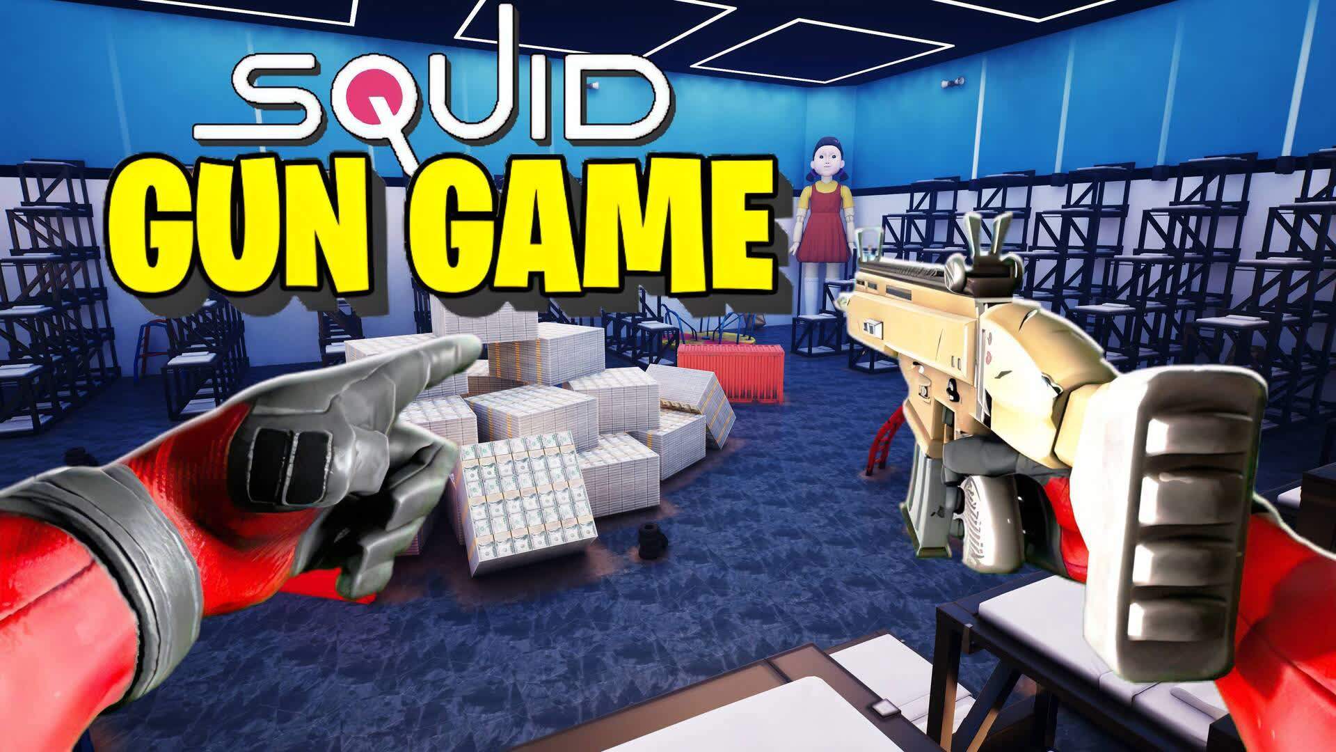 FIRST PERSON｜SQUID 🐙 GUN GAME 🔫