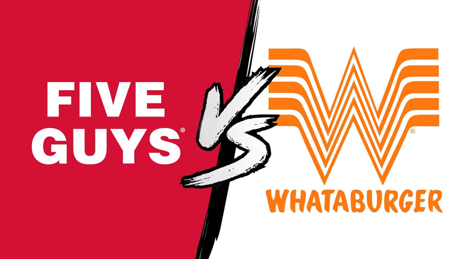 🆕 Five Guys VS Whataburger 🍔🍟