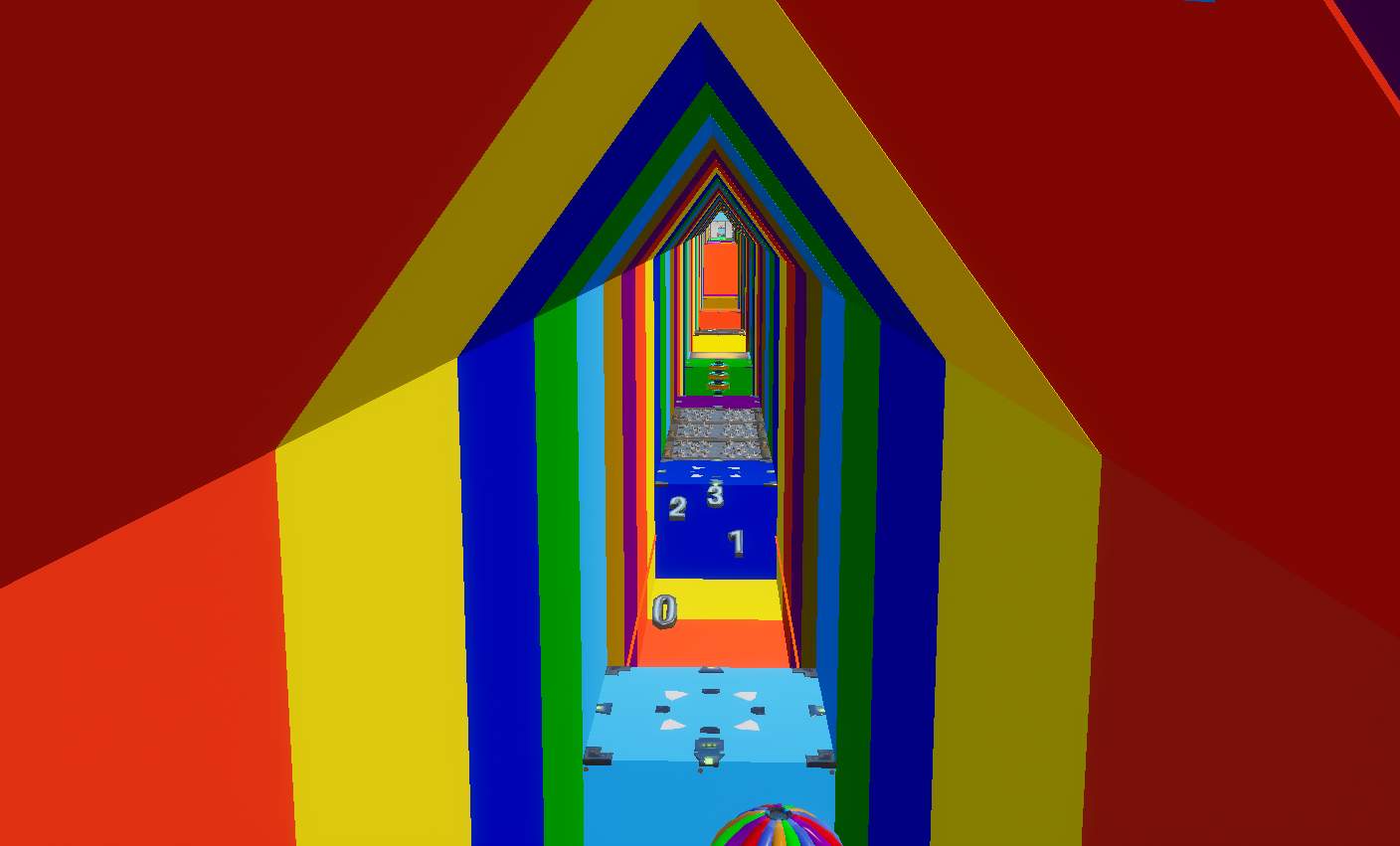 100 LEVEL RAINBOW RUN