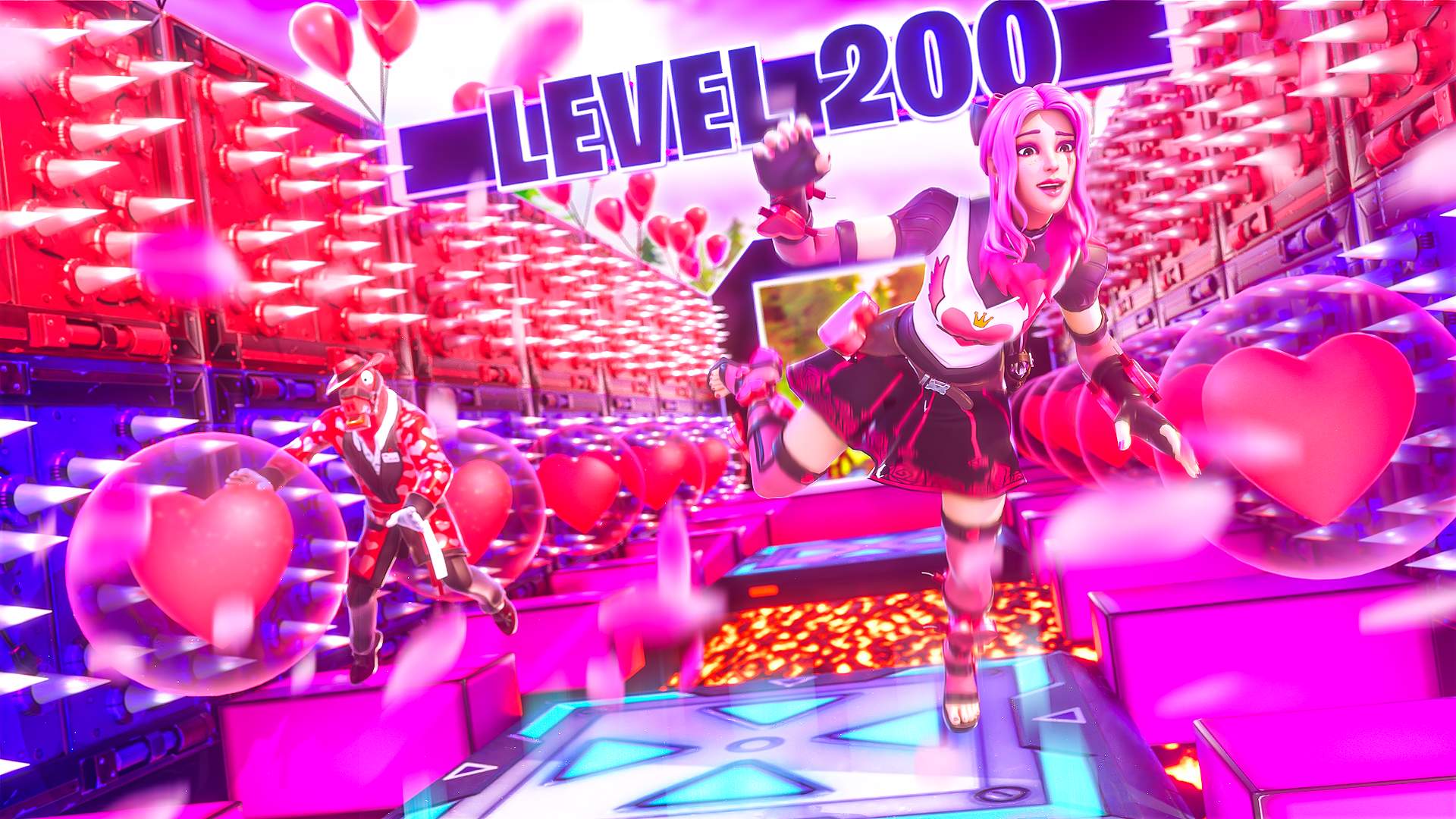 💞 200 Levels - Love Deathrun 💕