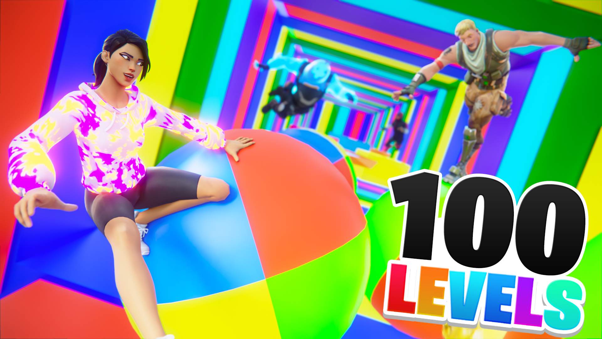 100 LEVEL RAINBOW DEFAULT DEATHRUN