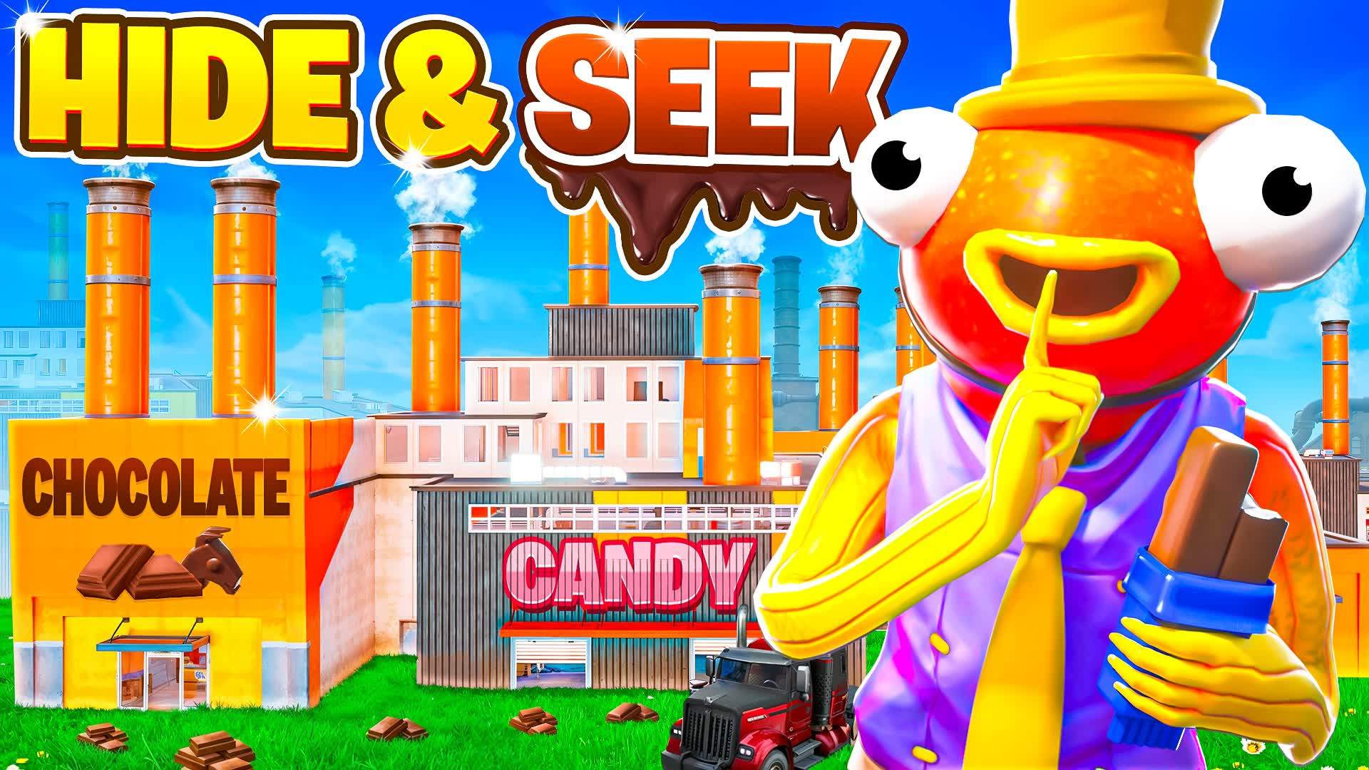 🍫🍭 CANDY FACTORY HIDE AND SEEK 🍰🍬