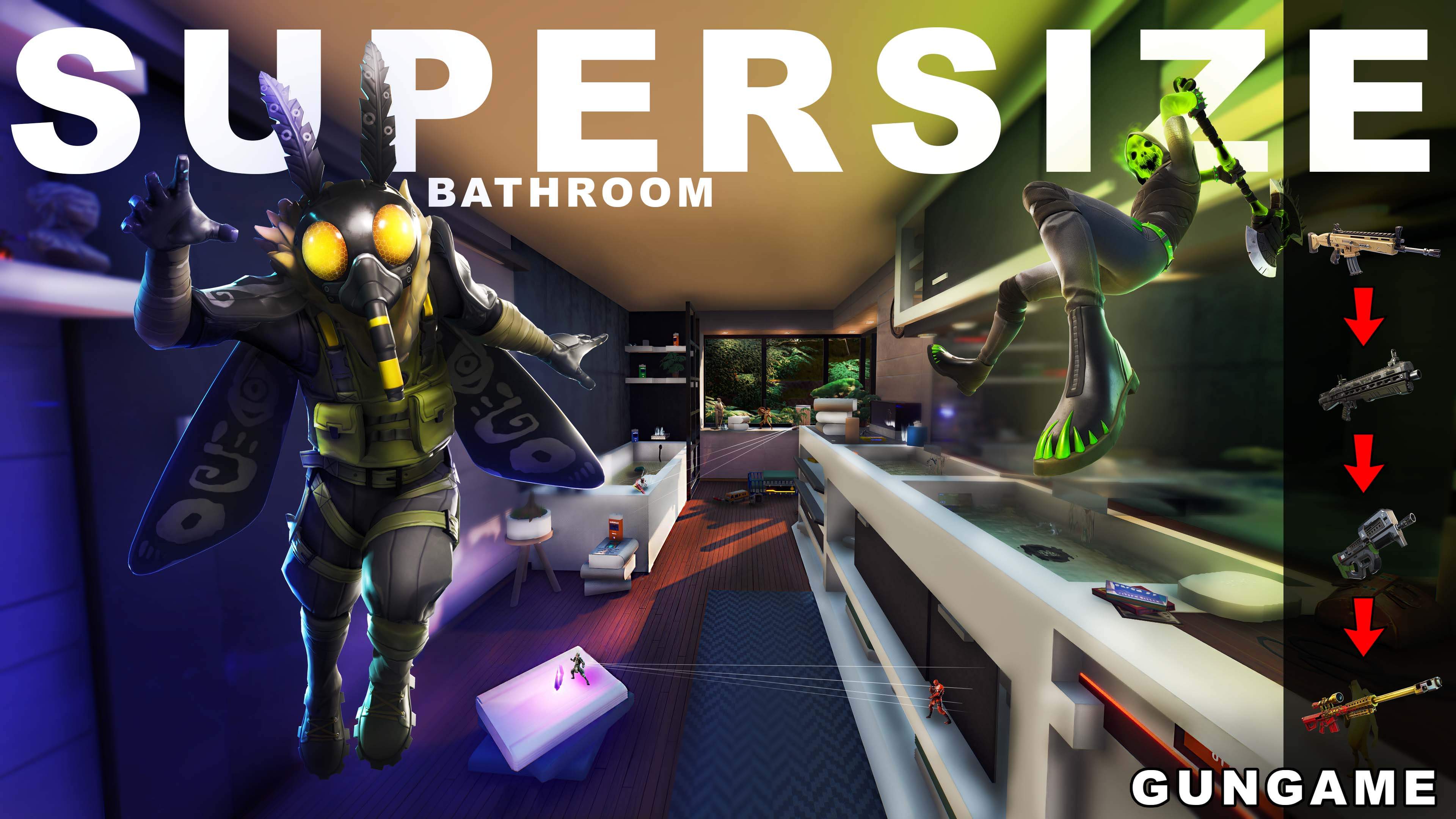 🔫 GUN GAME - SUPERSIZE BATHROOM