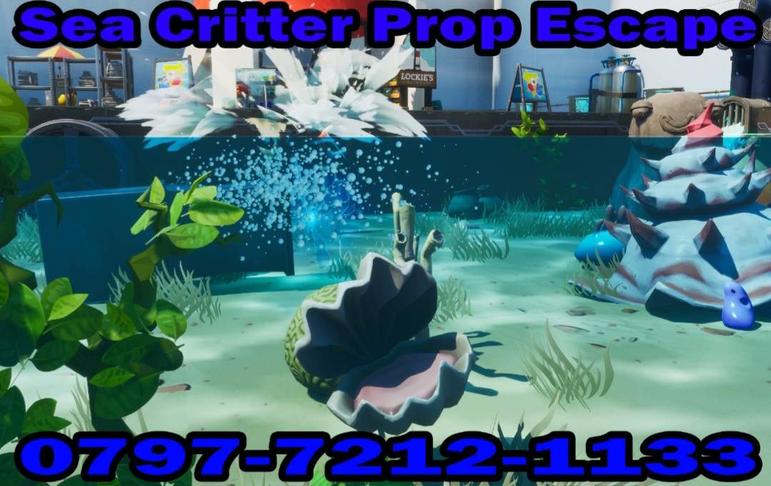 ESCAPE THE AQUARIUM PROP HUNT