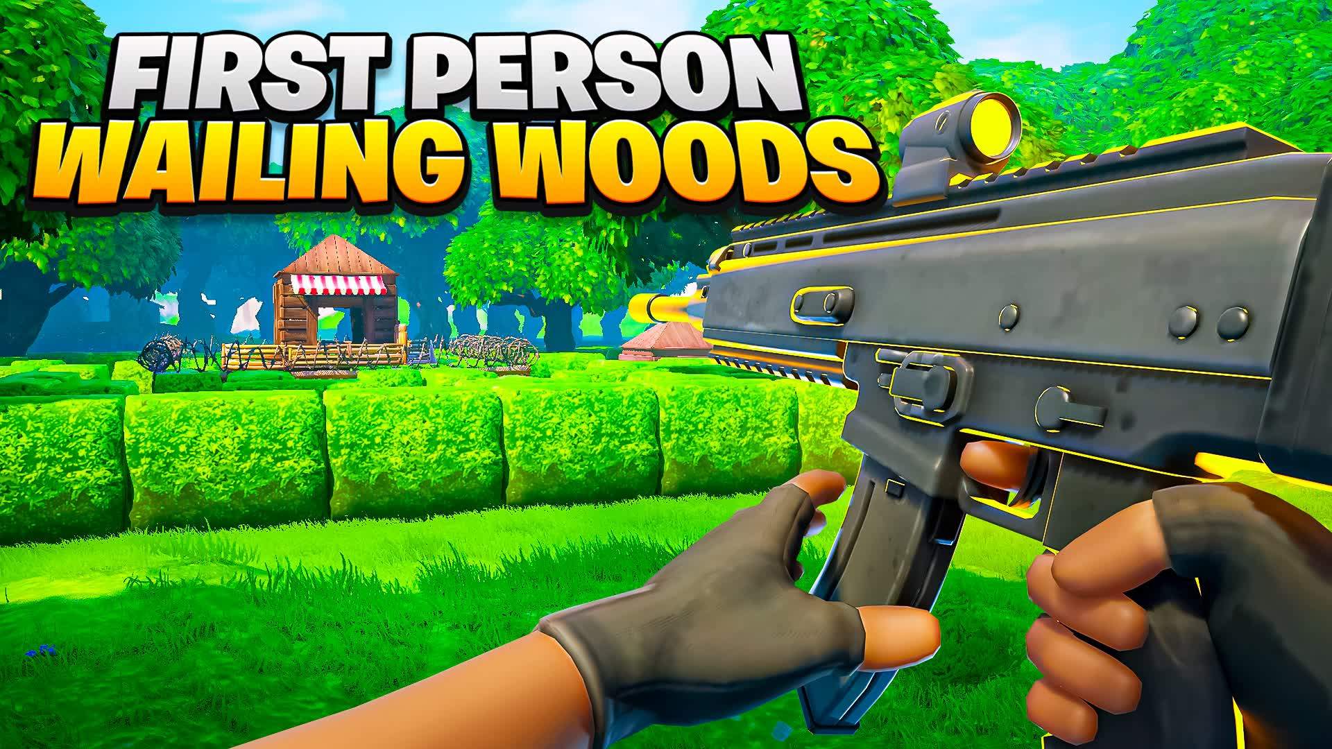 FIRST PERSON GUN GAME | WAILING WOODS 🌳