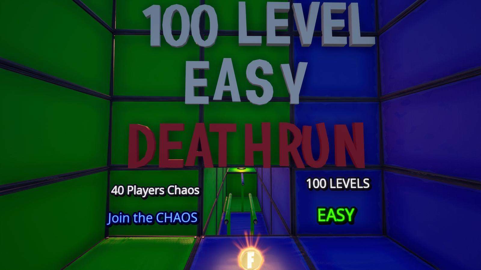 🏆100 LEVEL EASY DEAHTRUN GREEN VS BLUE