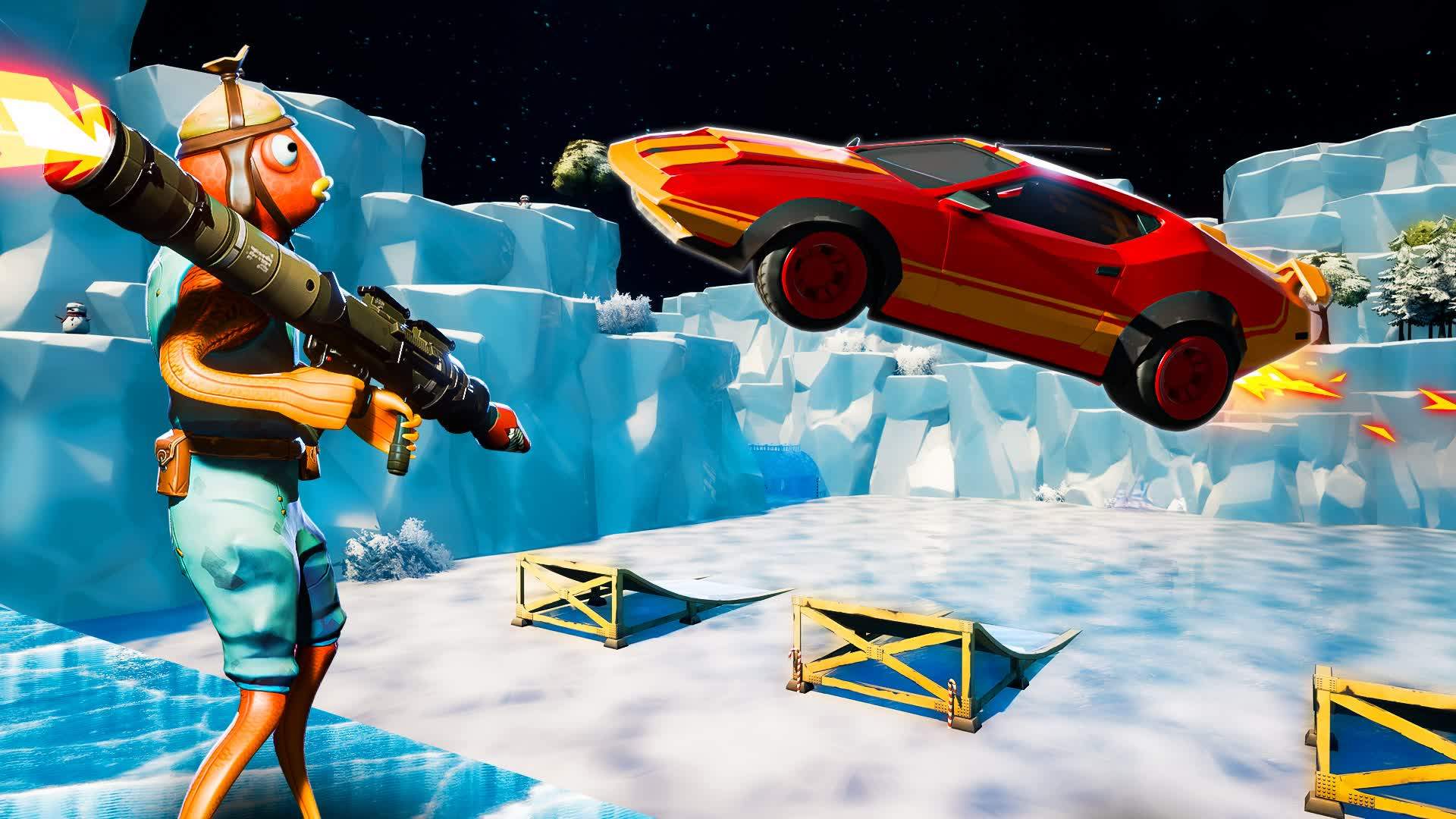 ❄️Christmas Rockets VS Cars❄️