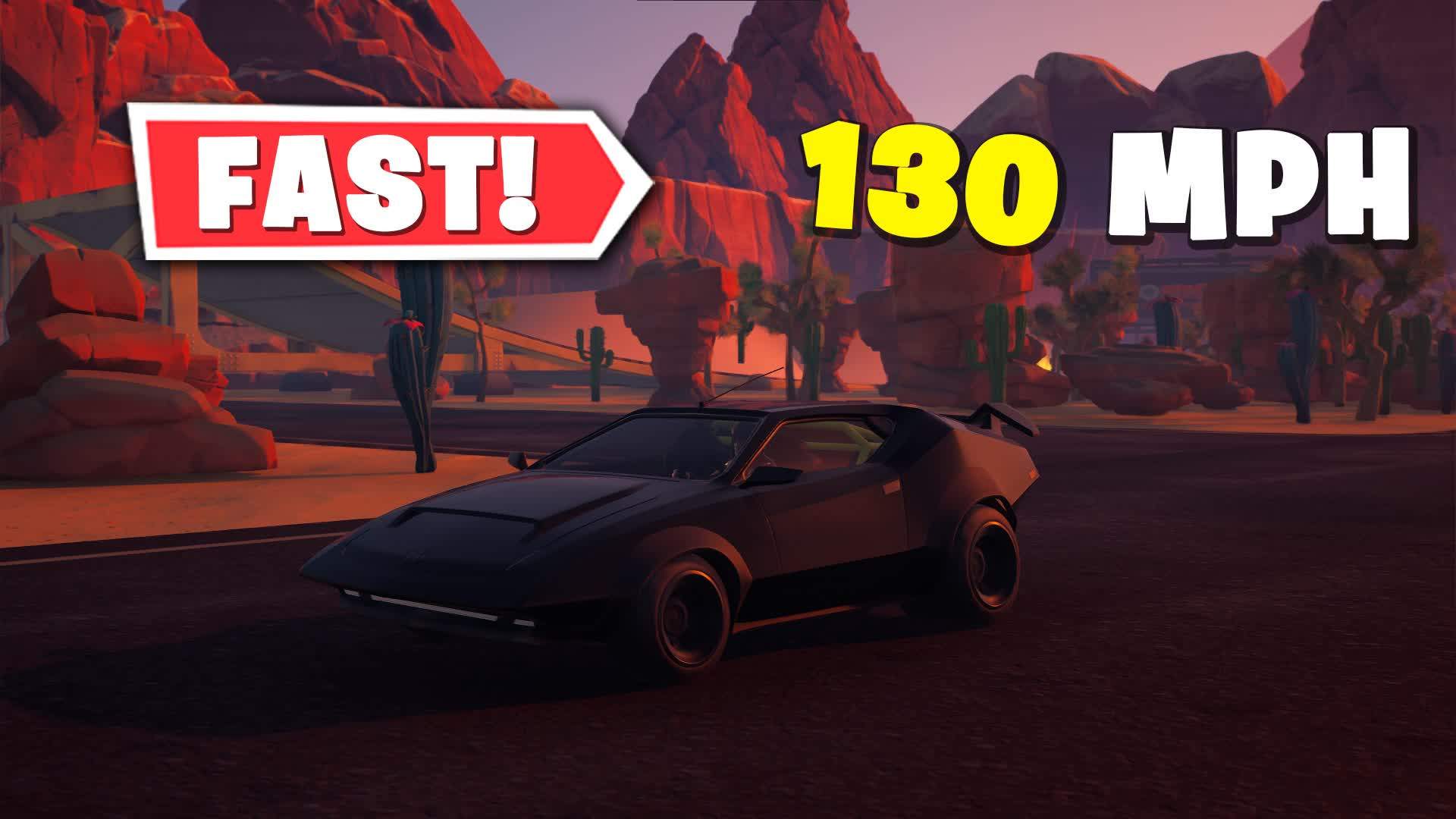 Fast Car Race - 130mph