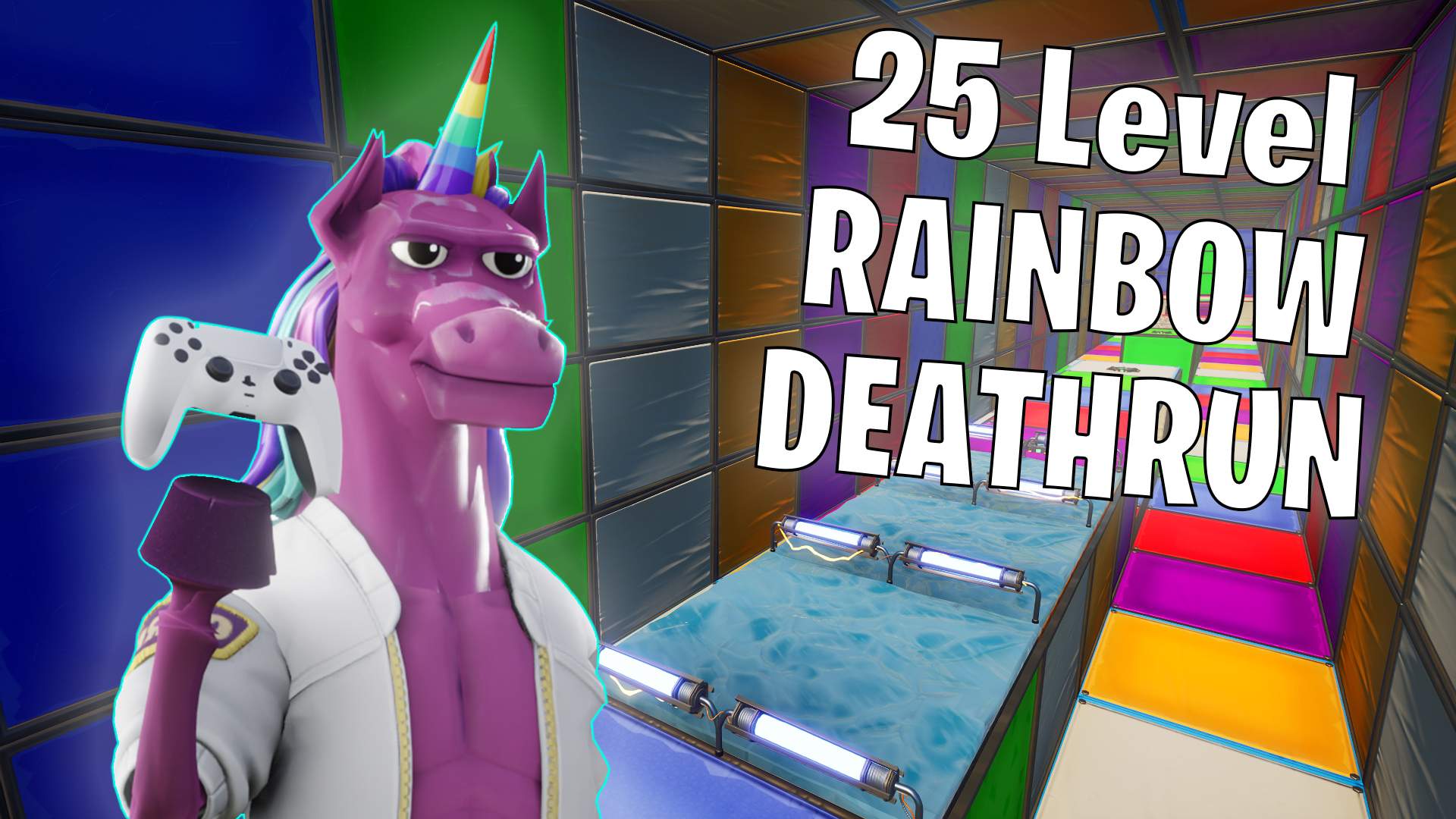🌈25 Level Rainbow Deathrun🌈