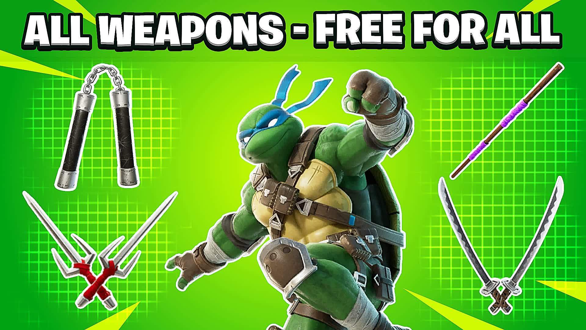 TMNT FFA | ALL WEAPONS💥