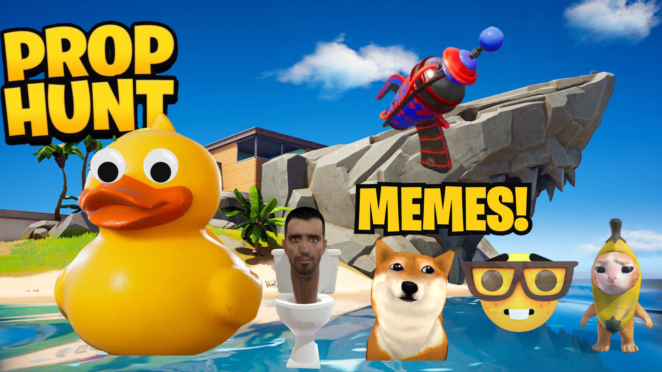 MEME SHARK PROP HUNT 😂