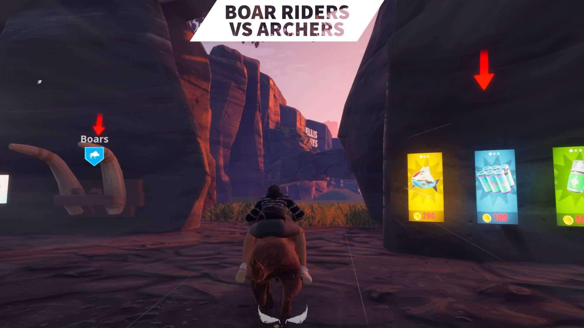 Boar Riders VS Archers