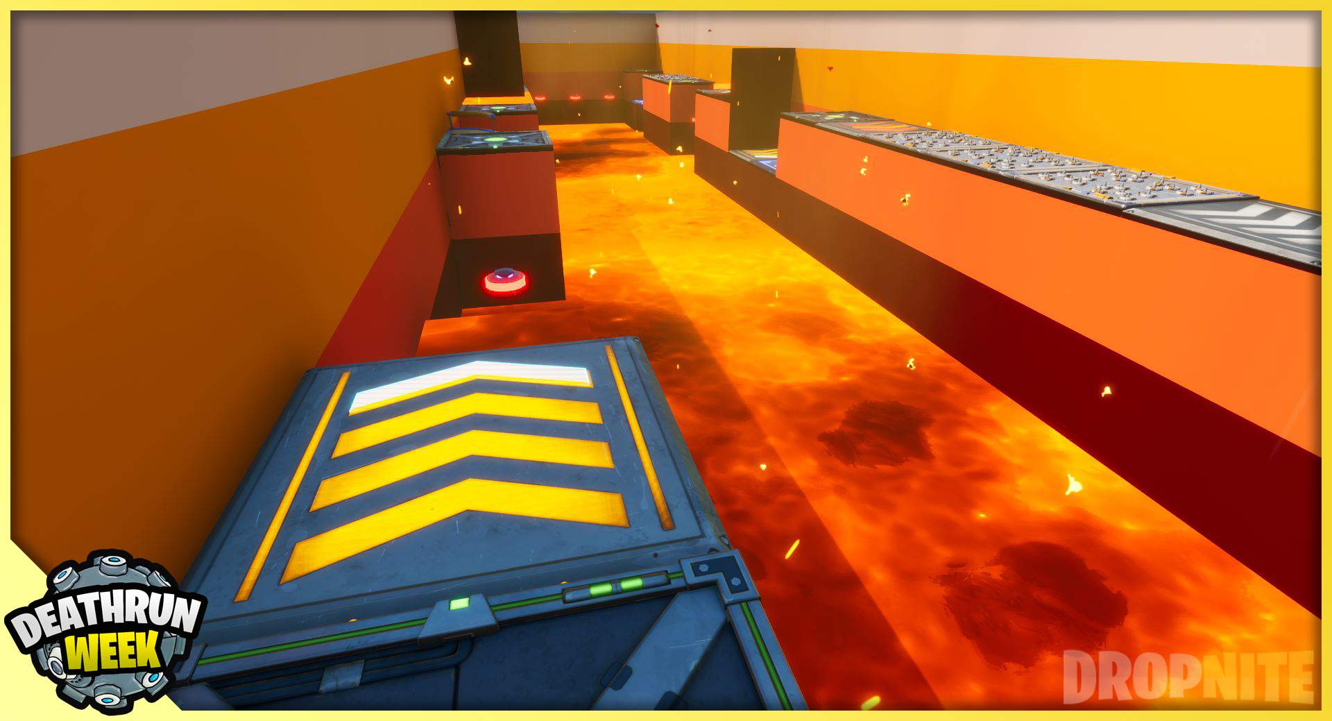 50 LEVEL FLOOR IS LAVA DEATHRUN