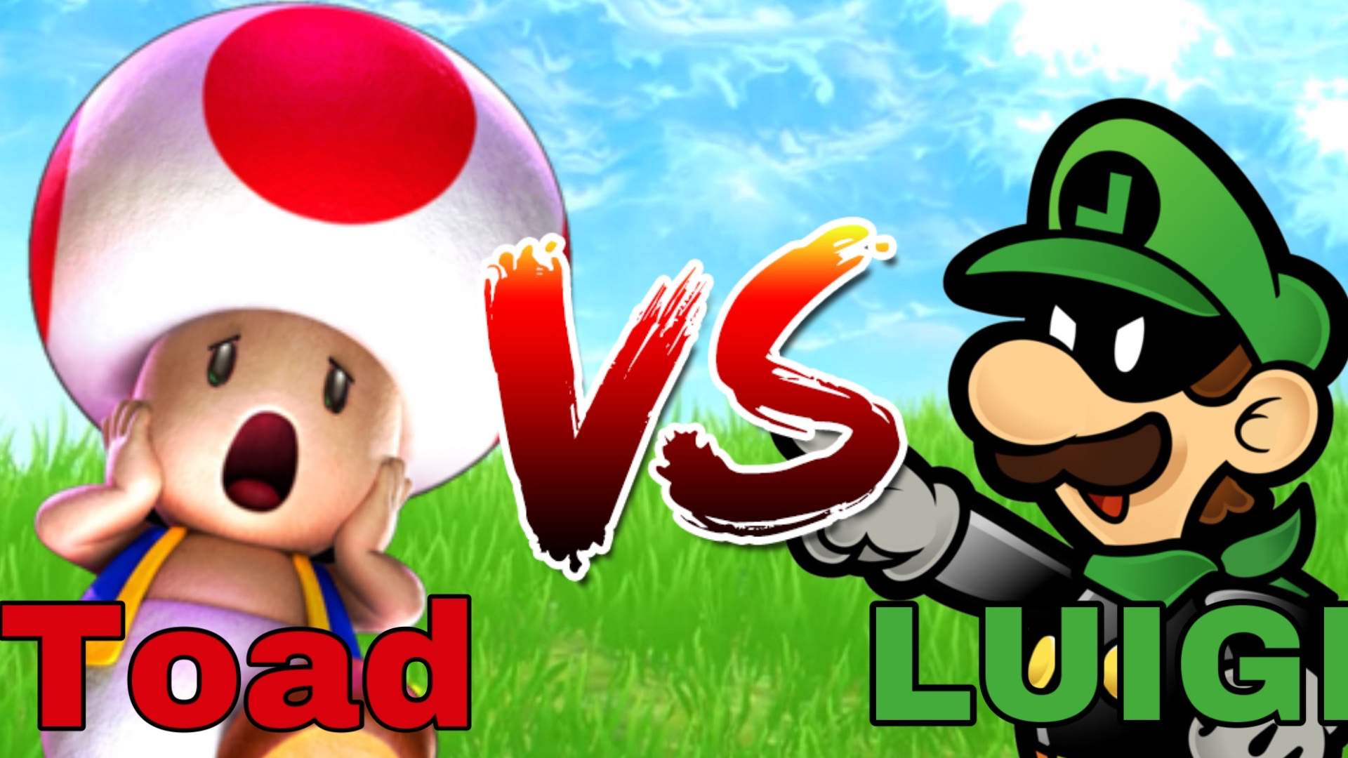 TOAD VS LUIGI