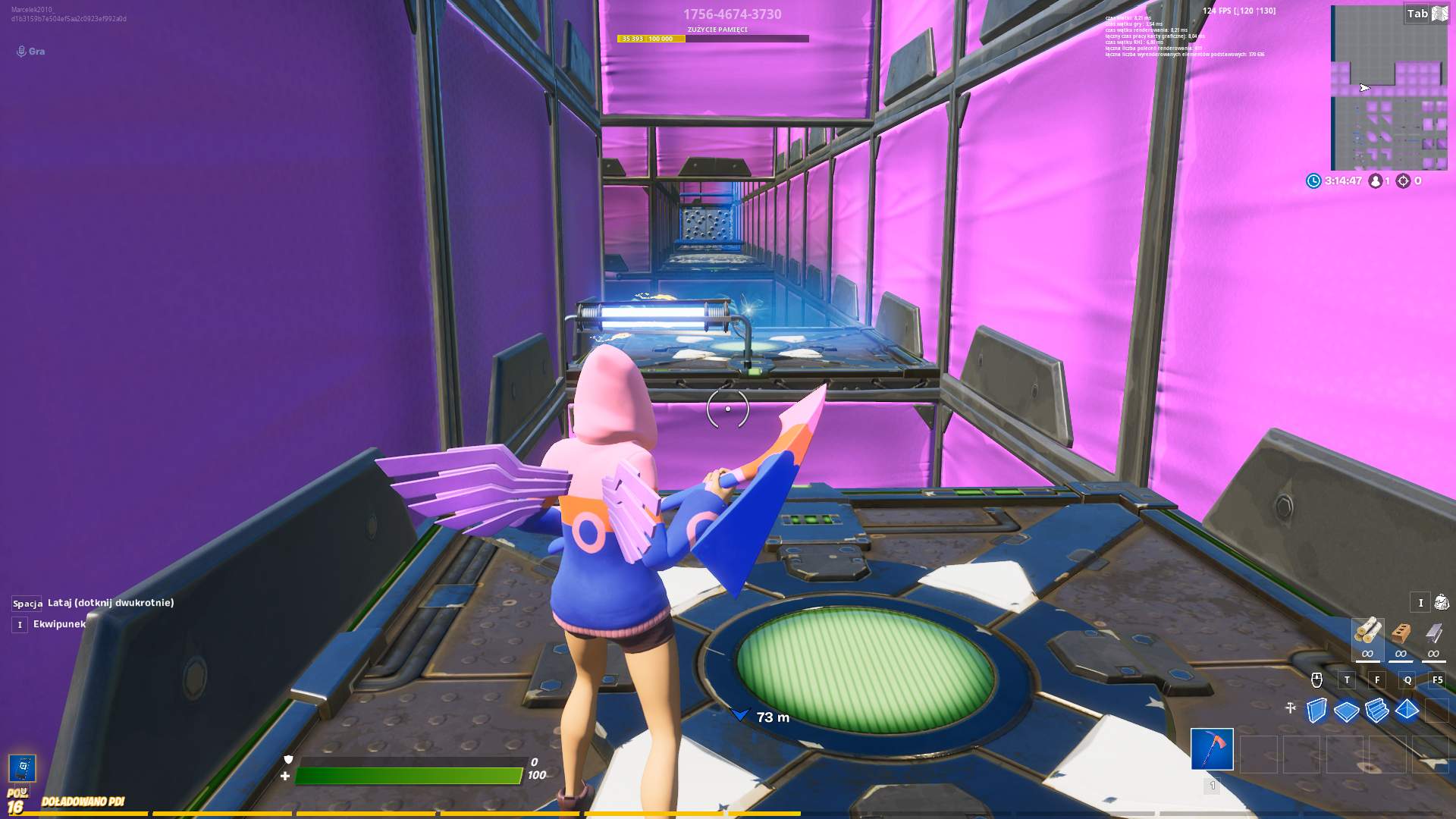 FORTNITE EASY DEATHRUN BY MARCELEK!