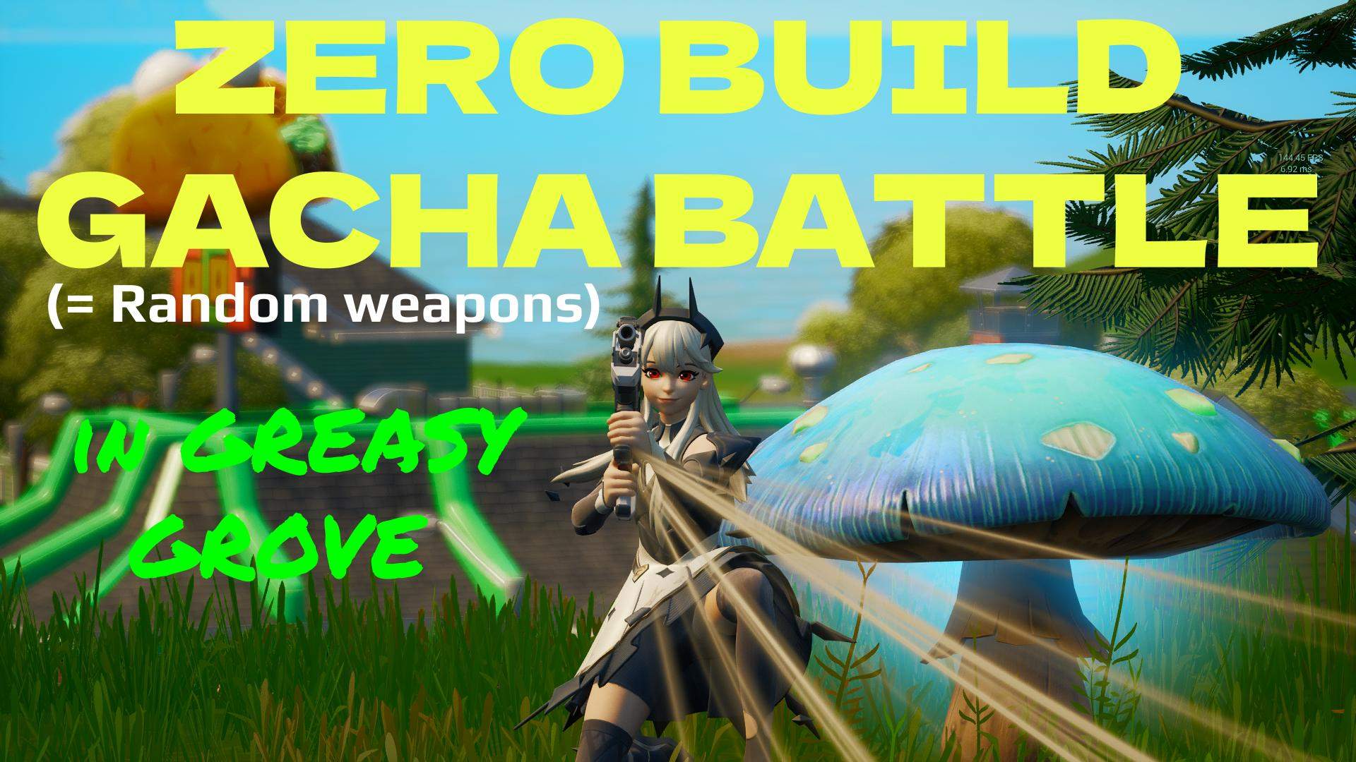 ZERO BUILD GACHA BATTLE in GREASY GROVE