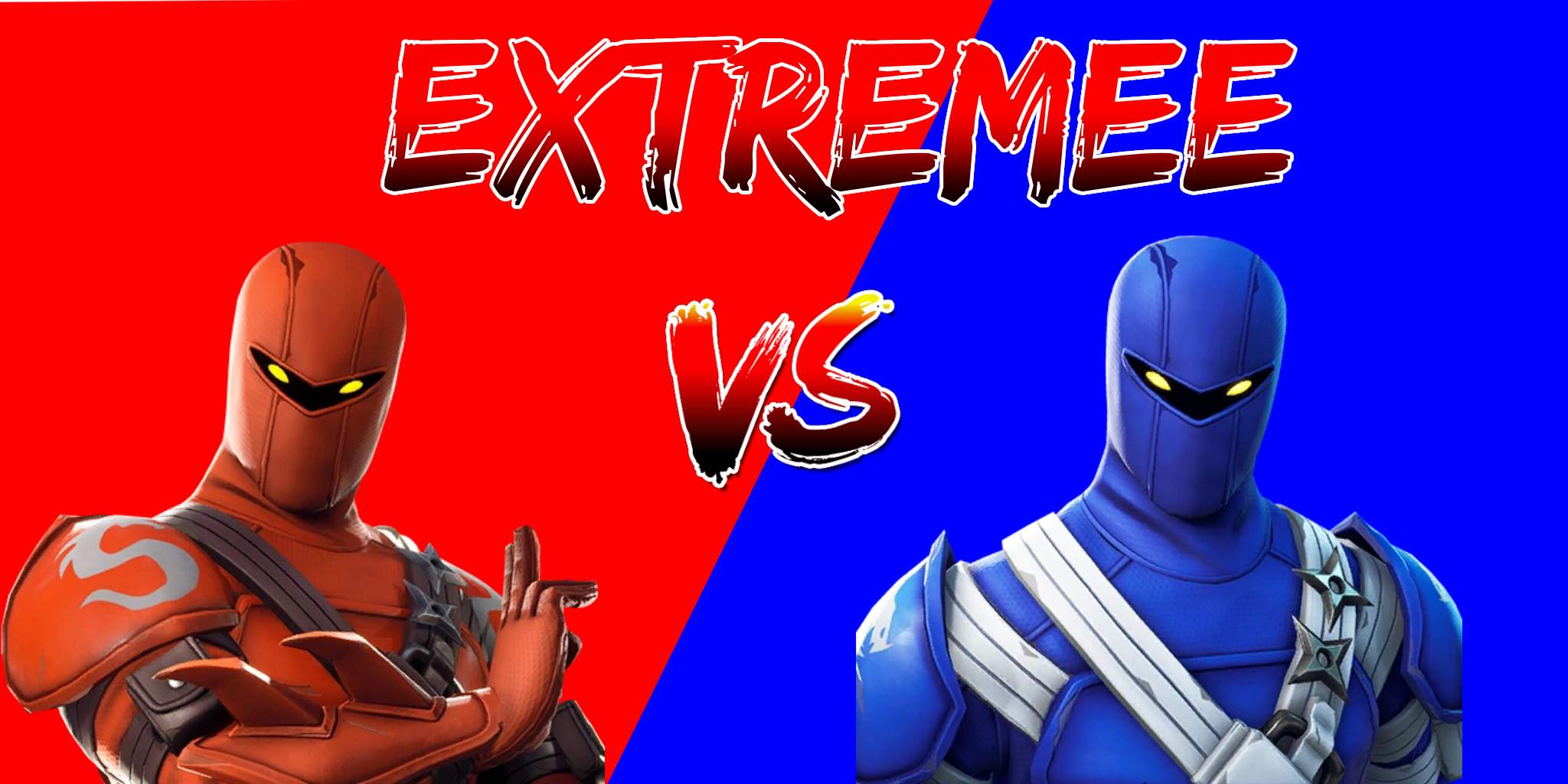 EXTREMEE RED VS BLUE 🔴🔵