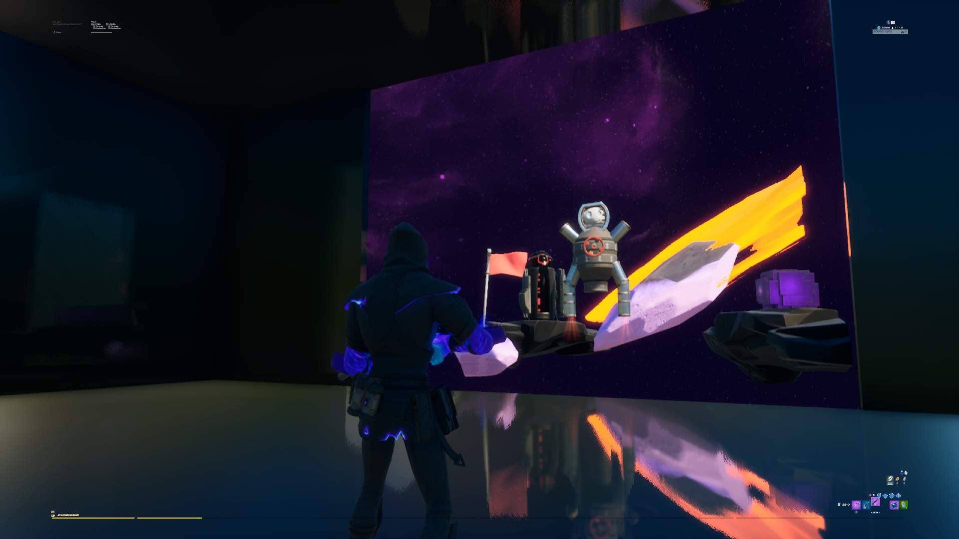 2V2 BOX FIGHT SPACE THEMED