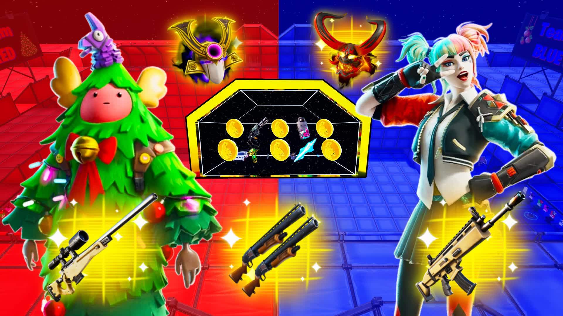 MEGA BLUE VS RED 🔵🔴 CHRISTMAS