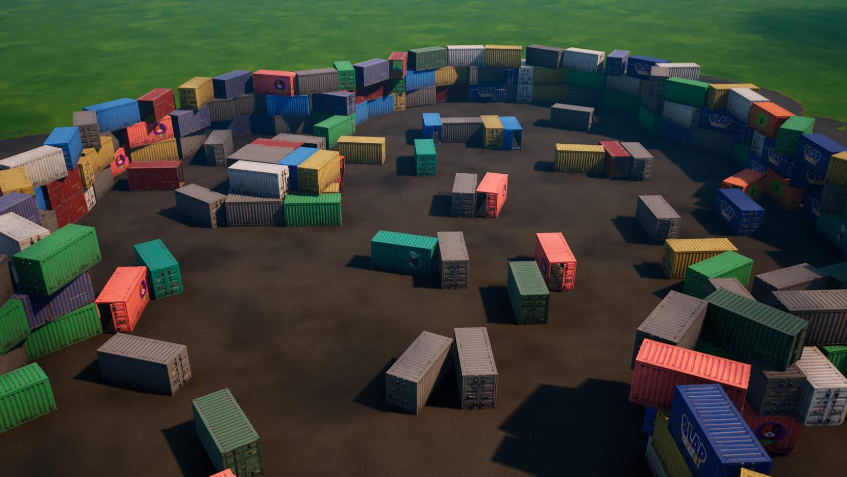 Crate Yard Fight Gun Game