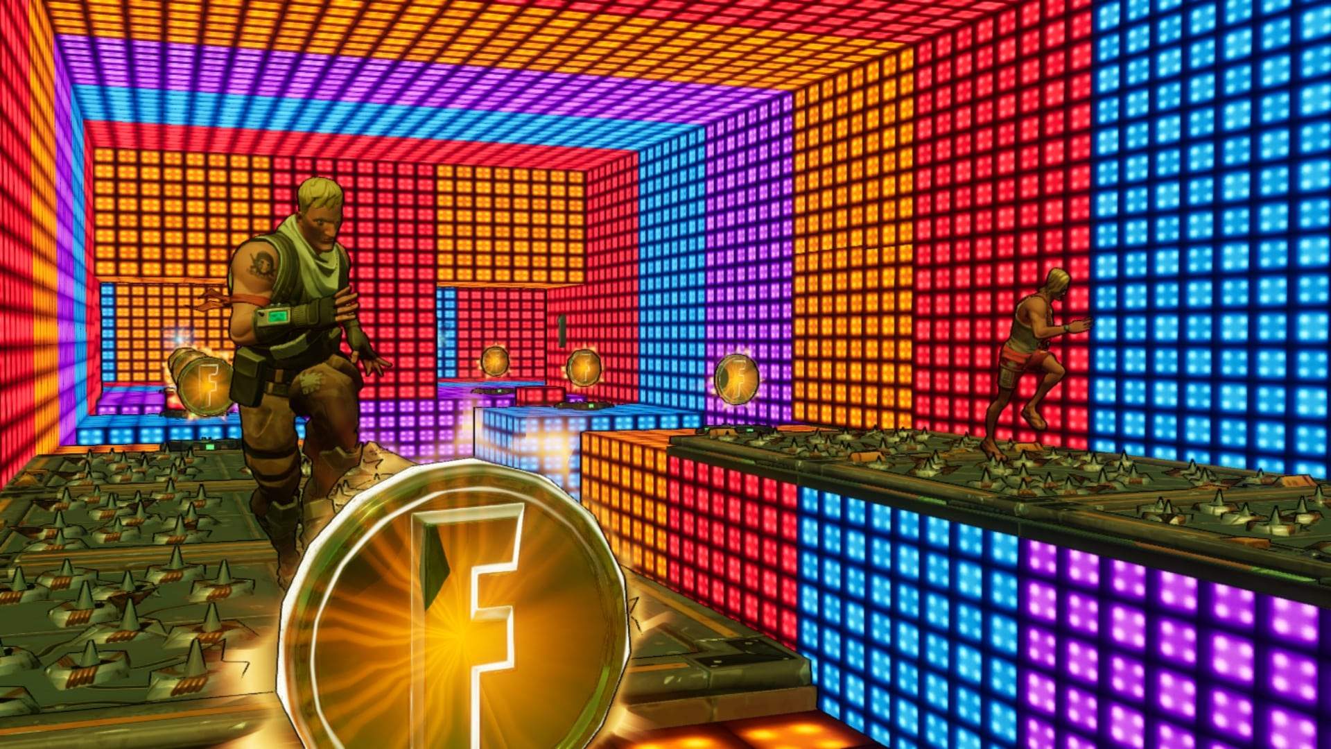 🌈1VS1 RAINBOW DEATHRUN V2 (30 LEVELS)🌈