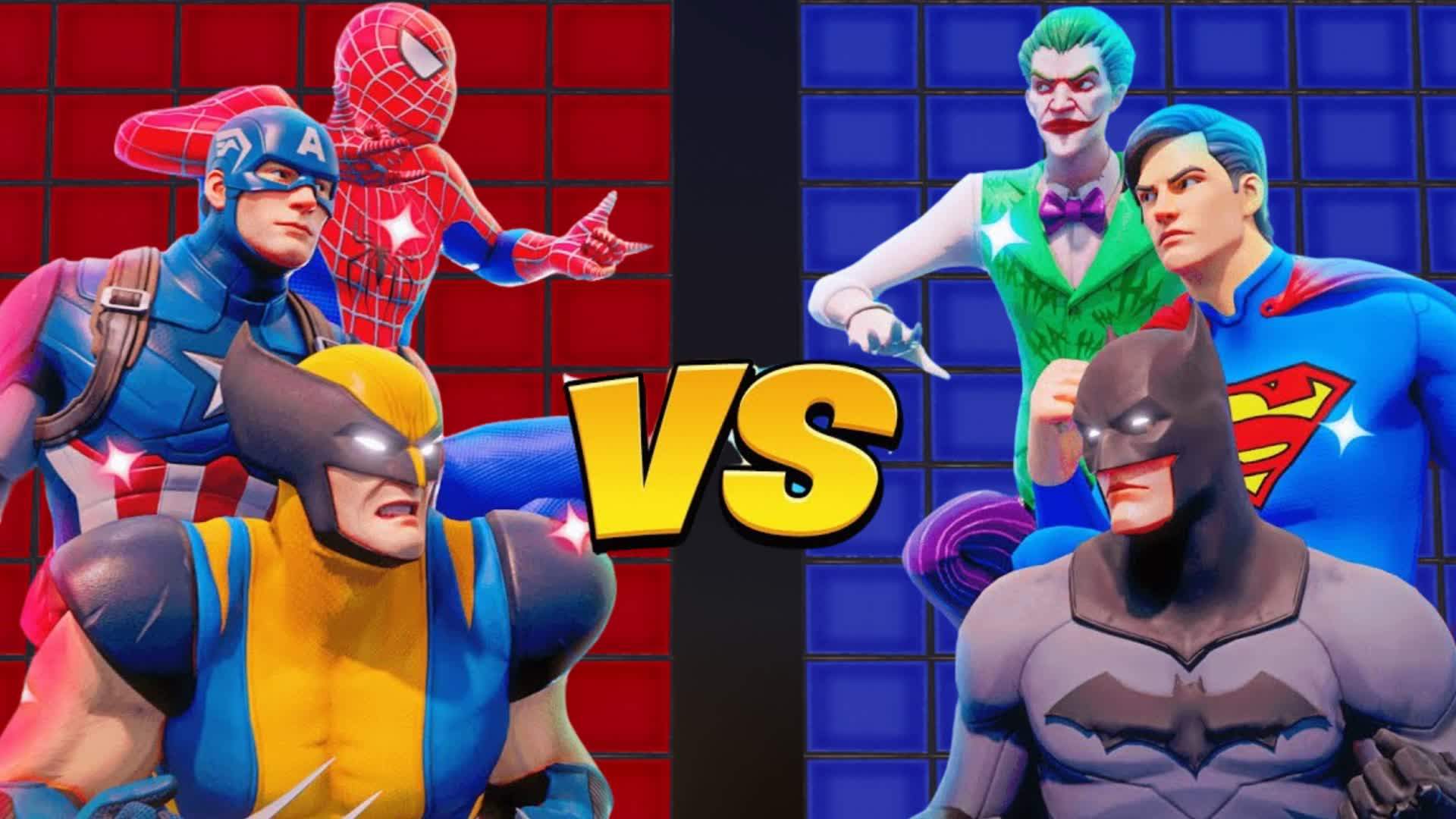 RED VS BLUE [MARVEL VS DC] 🔴🔵