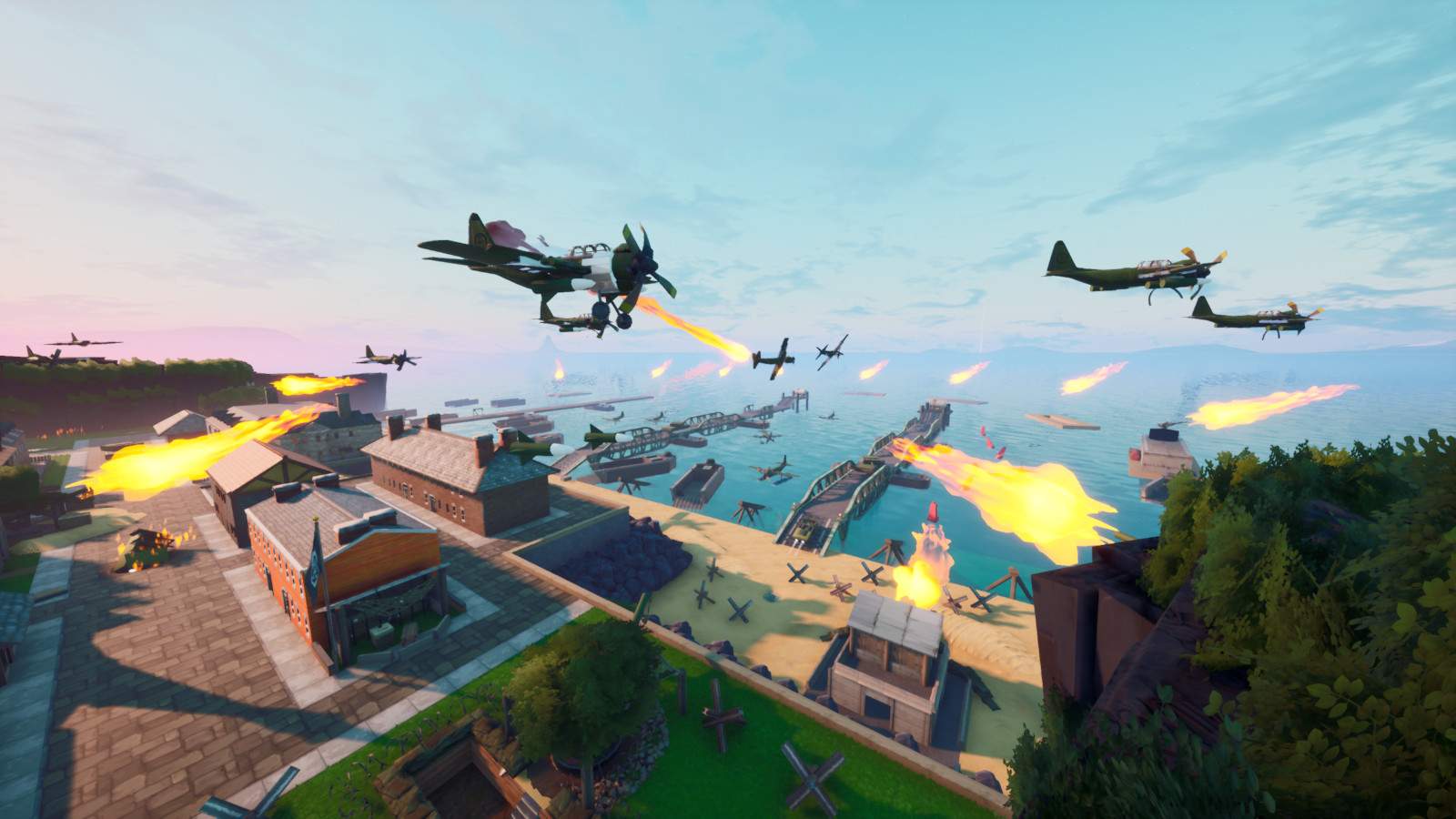 6 JUIN 1944 ARROMANCHES PORT ARTIFICIEL