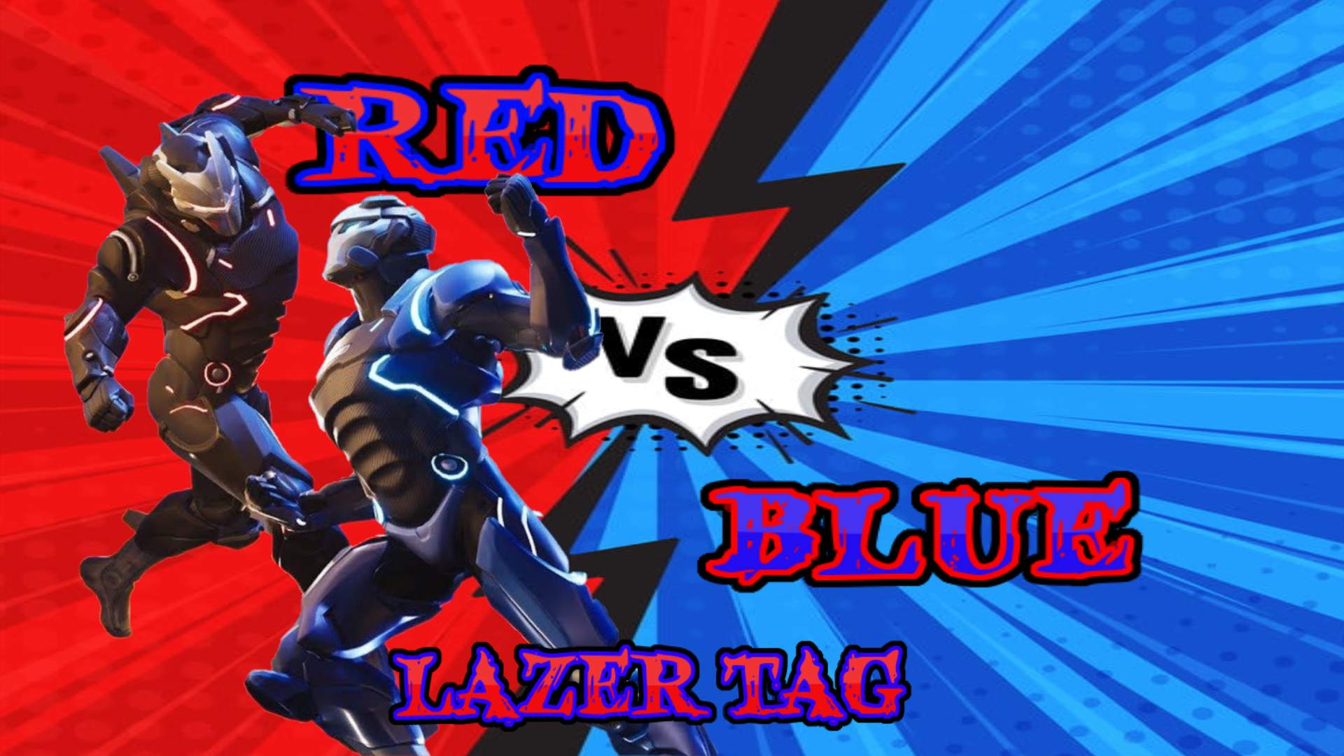 🔴RED VS BLUE🔵 - 👽LAZER TAG👽