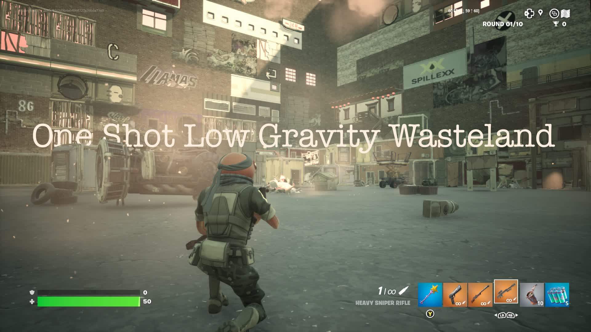 One Shot Low Gravity Wasteland