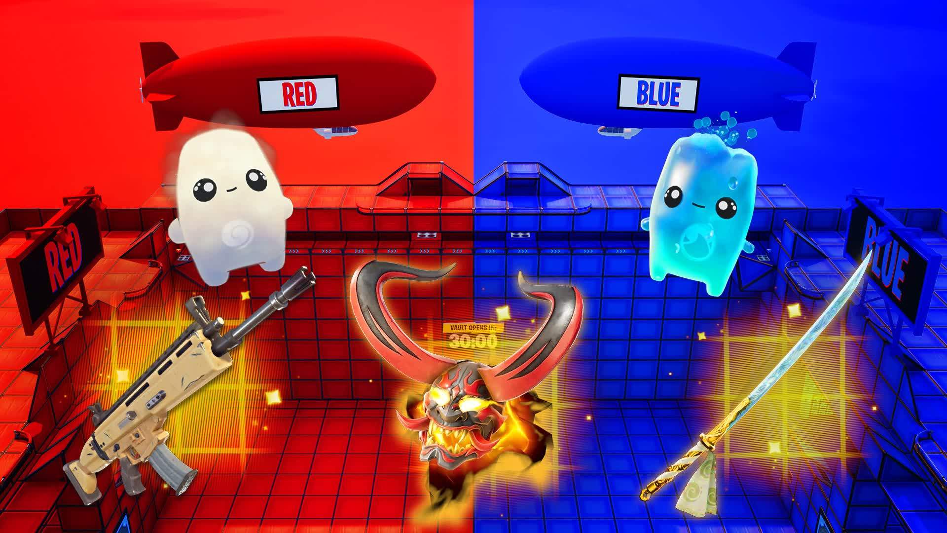 ULTRA RED VS BLUE CRAZY 🔴🔵