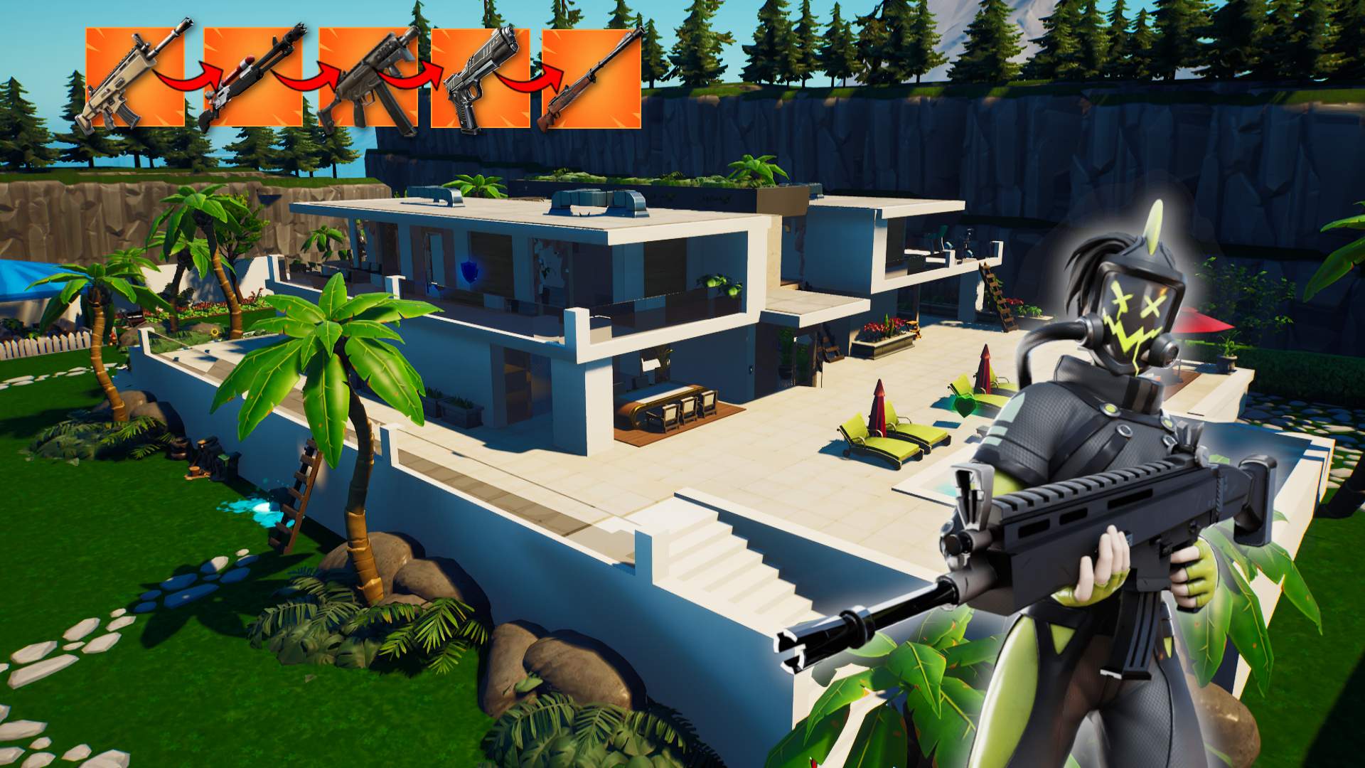 MODERN MANSION - GUN GAME