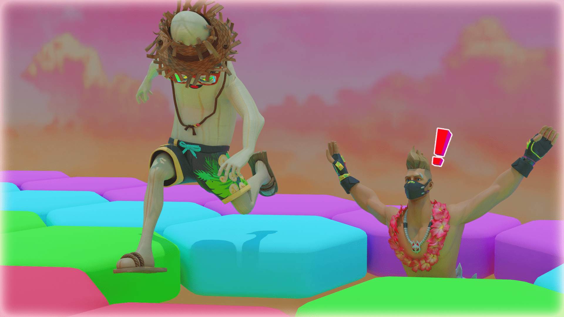 Color Run | Hex-a-gone 🔴🔵🏃‍♂️