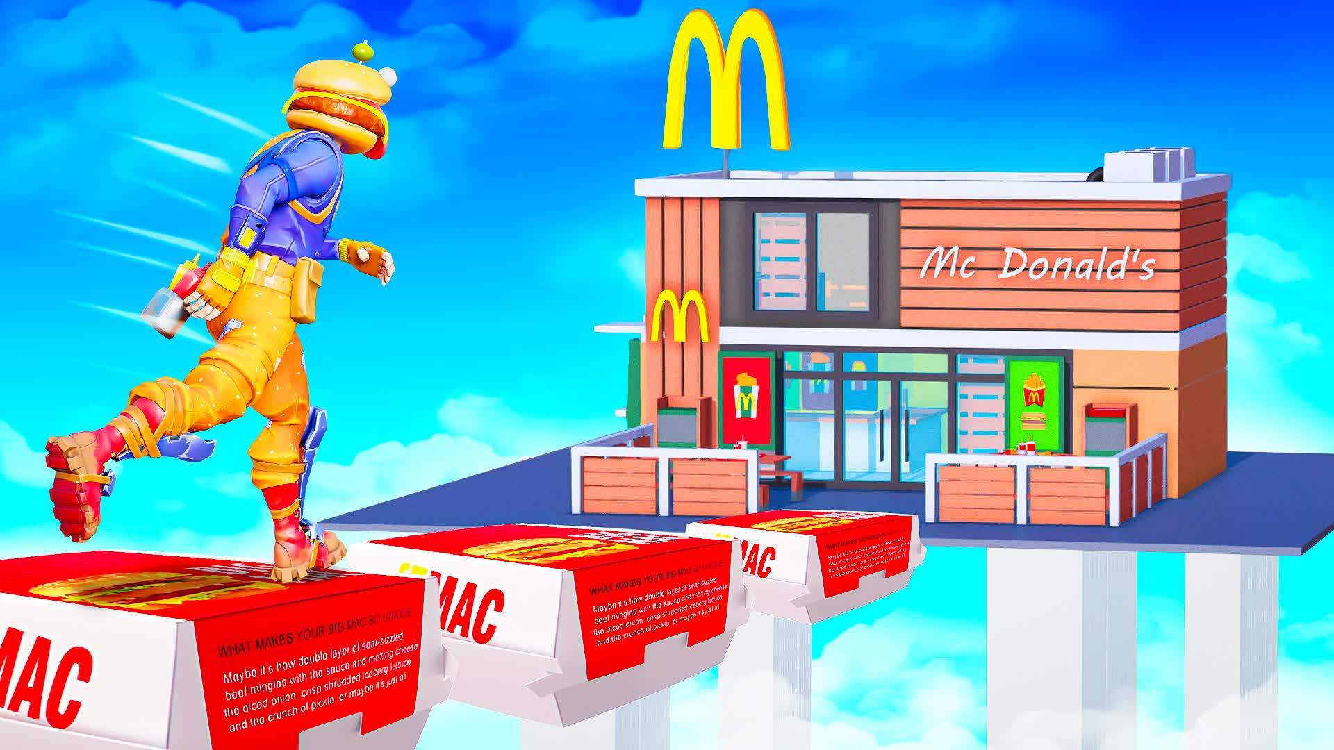 🍔MCDO 100 LEVELS FUN DEATHRUN 🍔