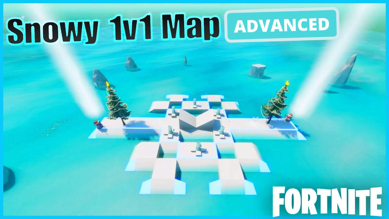 SNOWY 1V1 MAP