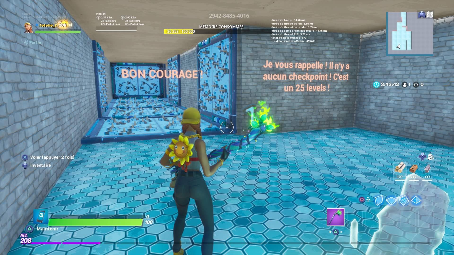 25 LEVELS : NO CHECHPOINT !