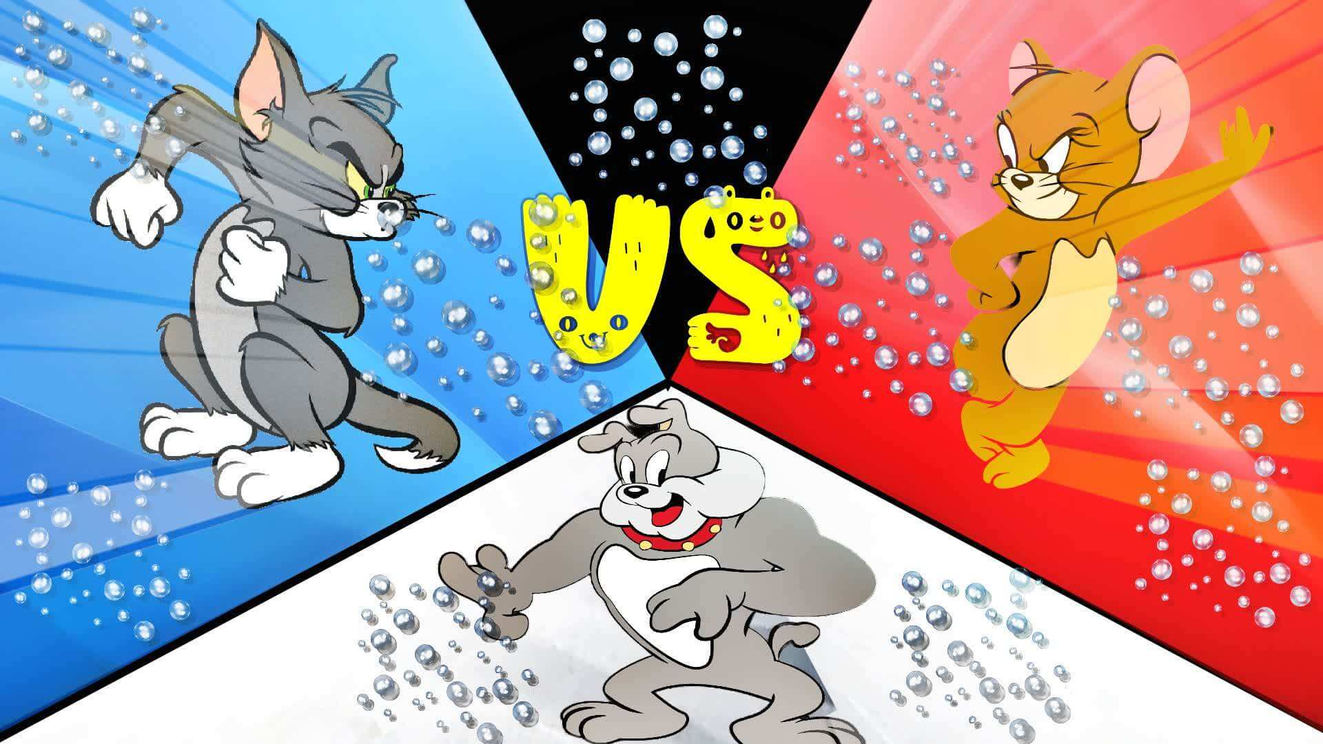 🐱 TOM vs JERRY vs SPIKE 🐭
