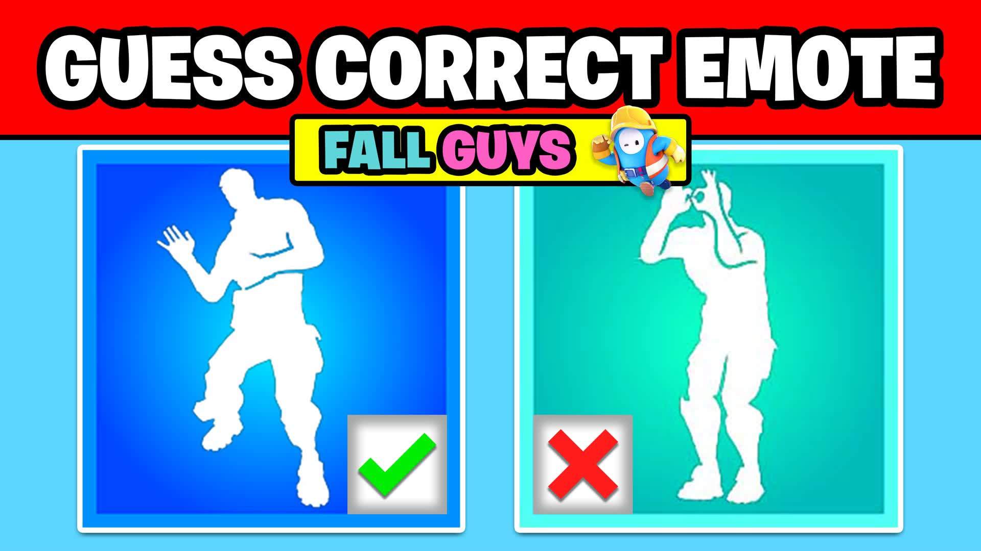 GUESS THE CORRECT EMOTE 🔎 (FALL GUYS)