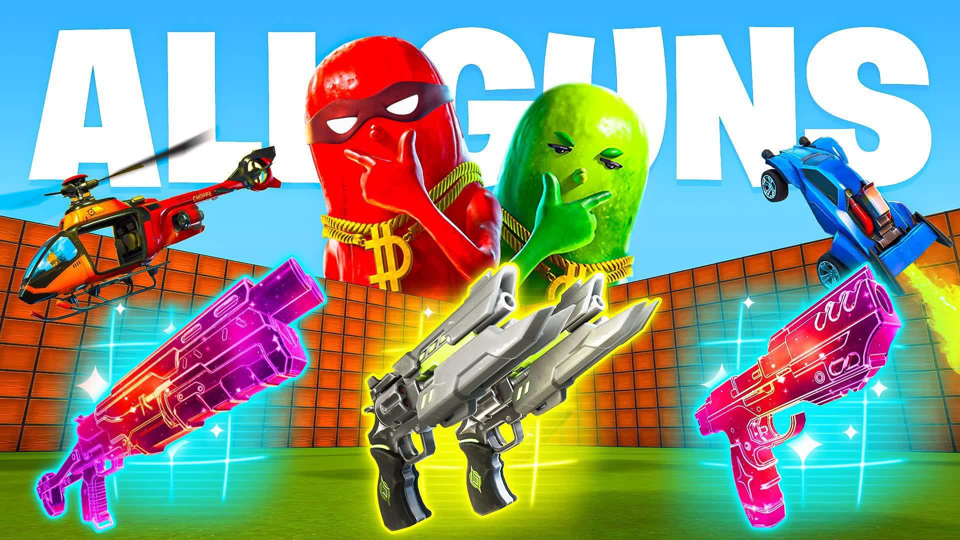 ALL WEAPONS & VEHICLES 1V1