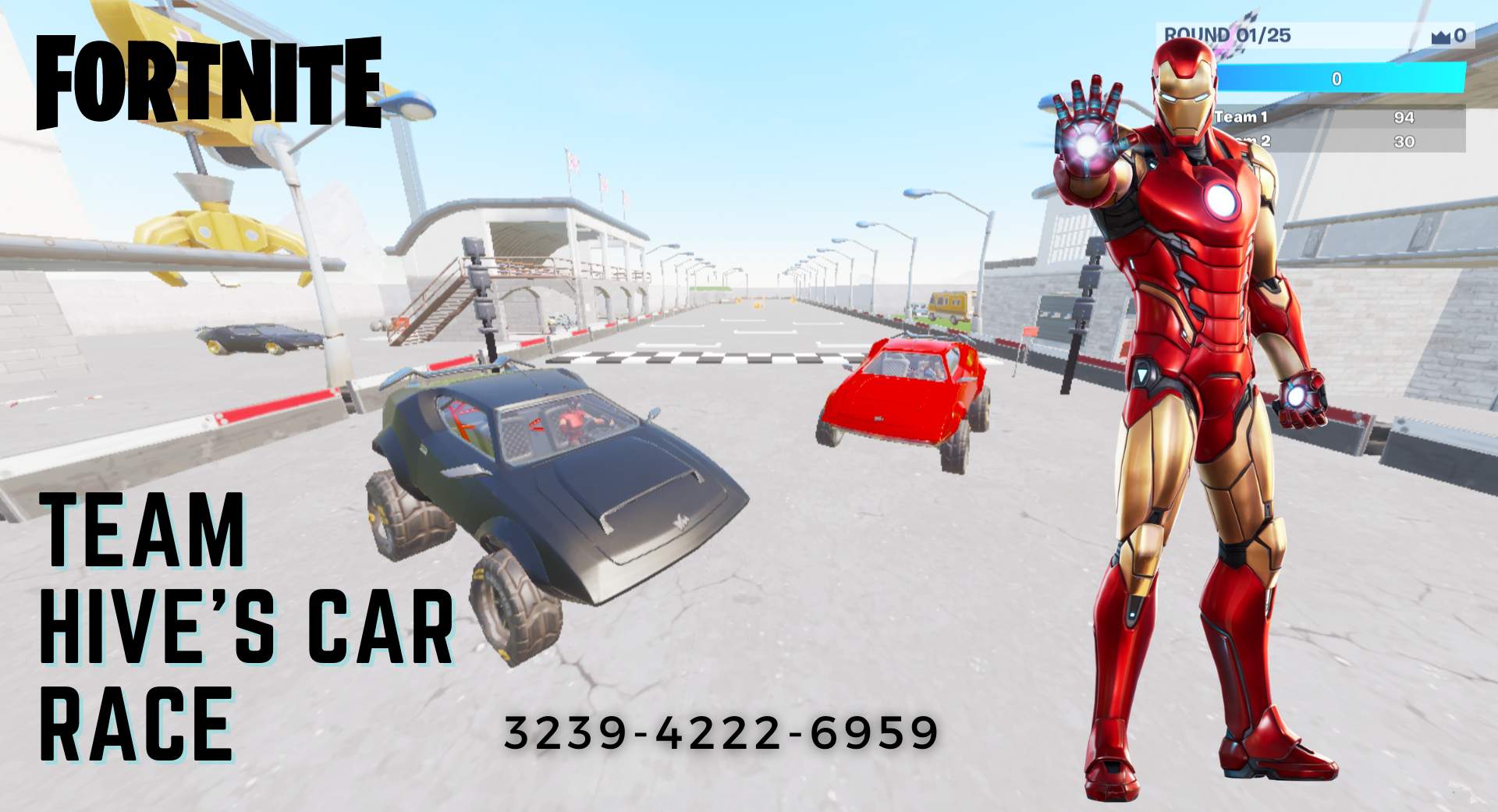 TEAM HIVE'S CAR RACE