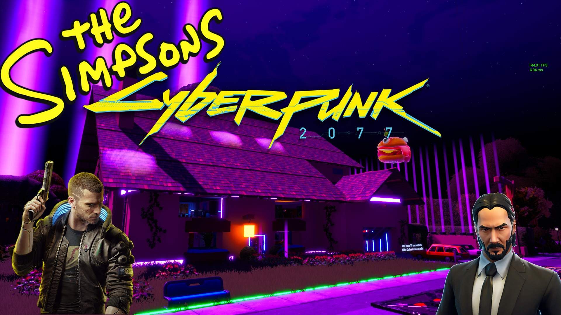 THE SIMPSONS - CYBERPUNK PROP HUNT