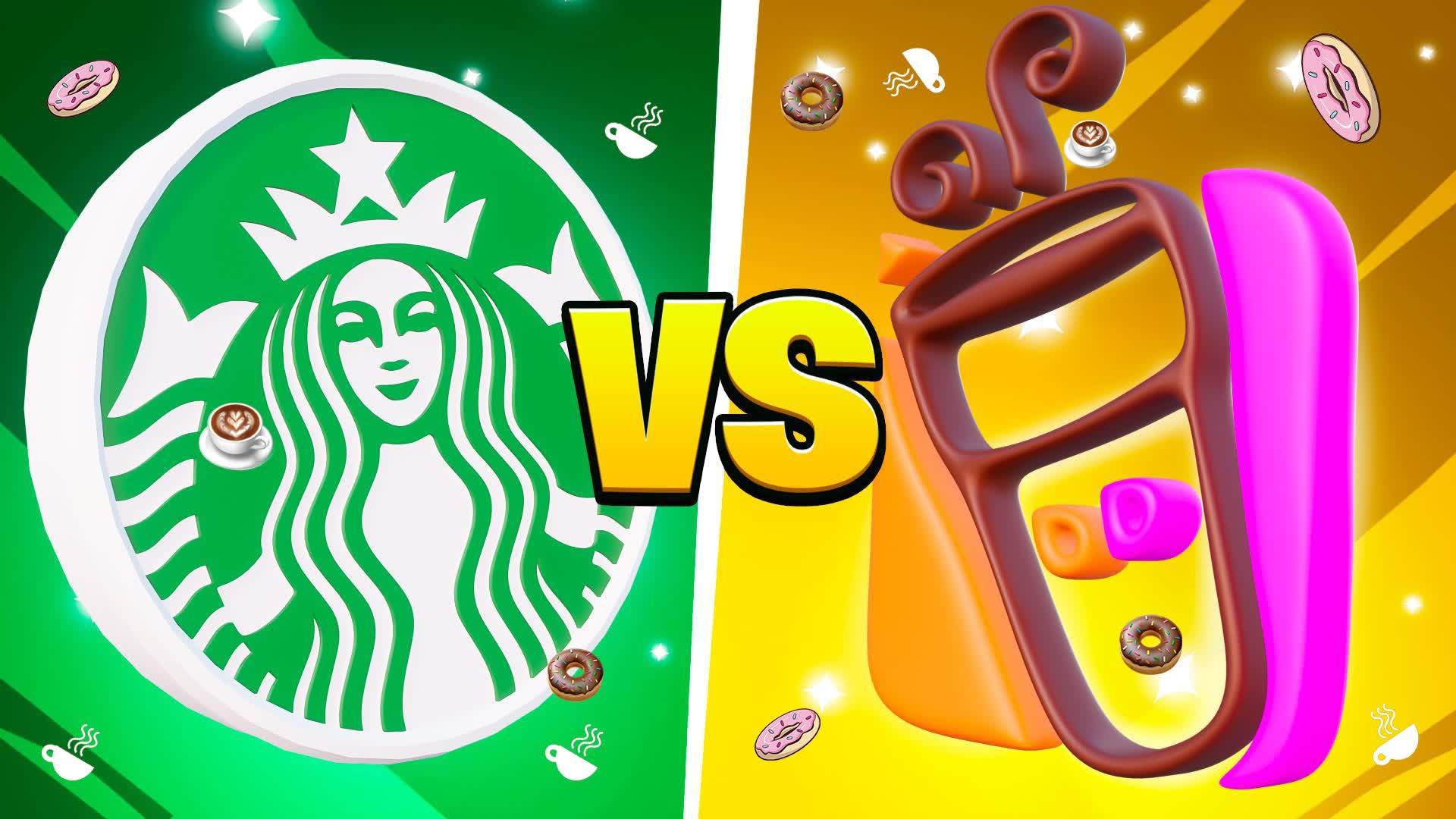 🆕STARBUCKS VS DUNKIN DONUTS☕🍩