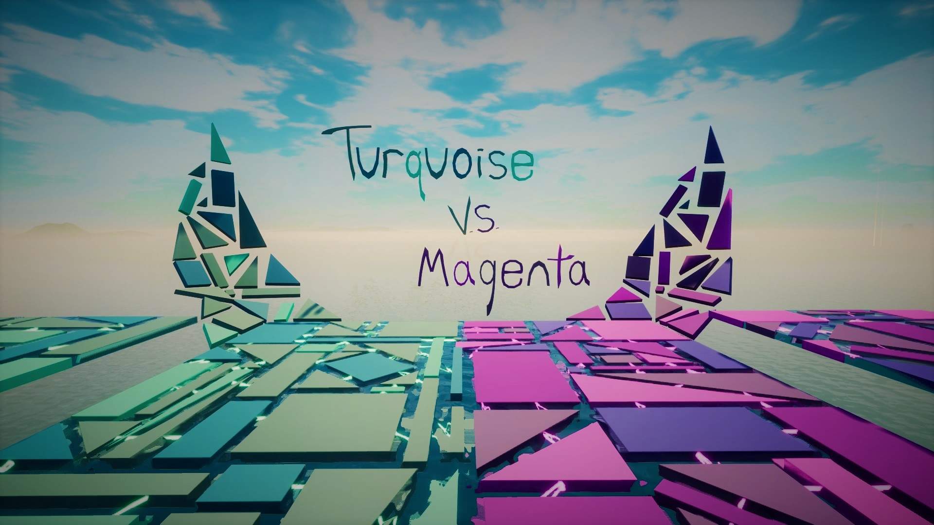 TURQUOISE VS MAGENTA