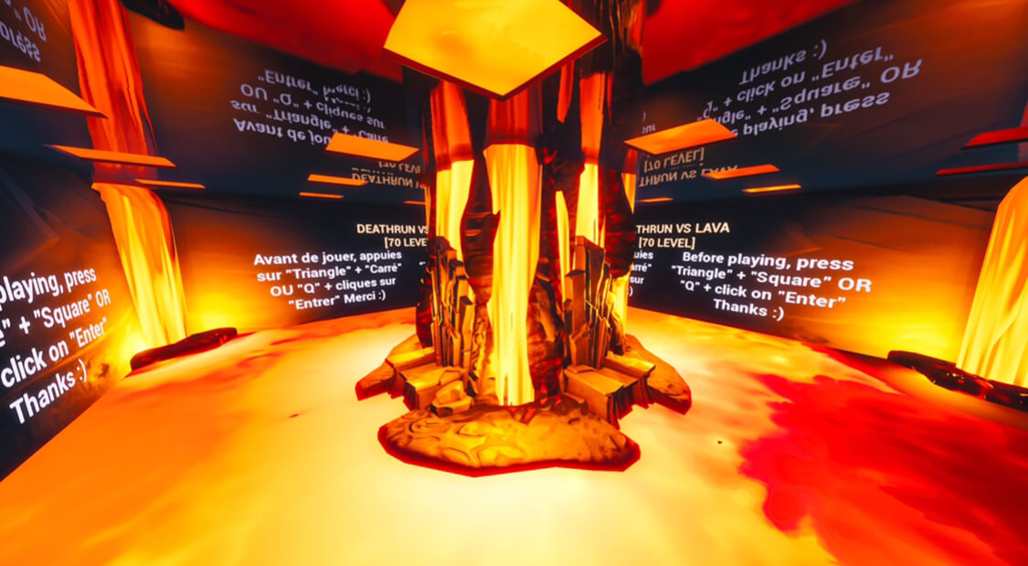 DEATHRUN VS LAVA [70 LEVEL]