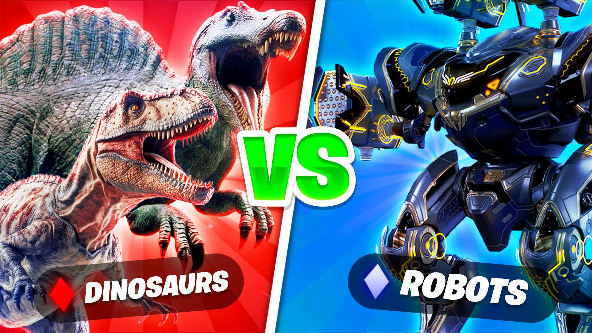 🦖DINOSAUR VS ROBOTS🤖