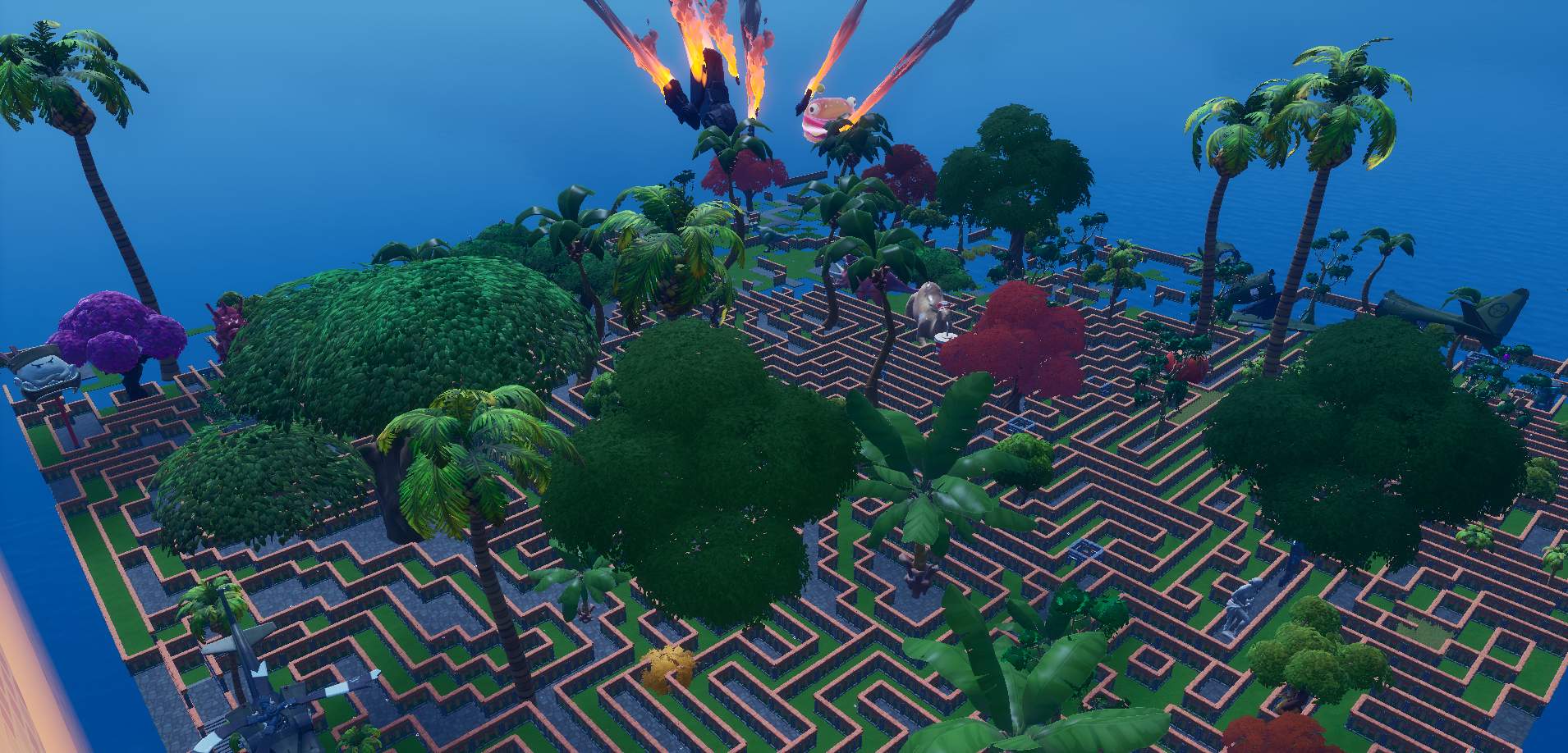 BUNNY SLAV AND FRIENDS HUDGE MAZE!!!