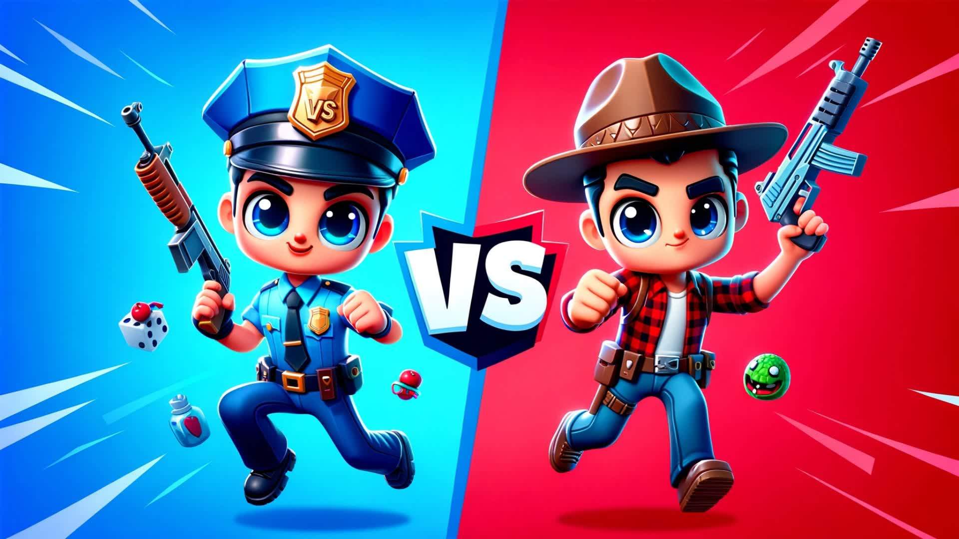 👮‍♂️🚔 POLICE VS ROBBERS 🦹‍♂️💰